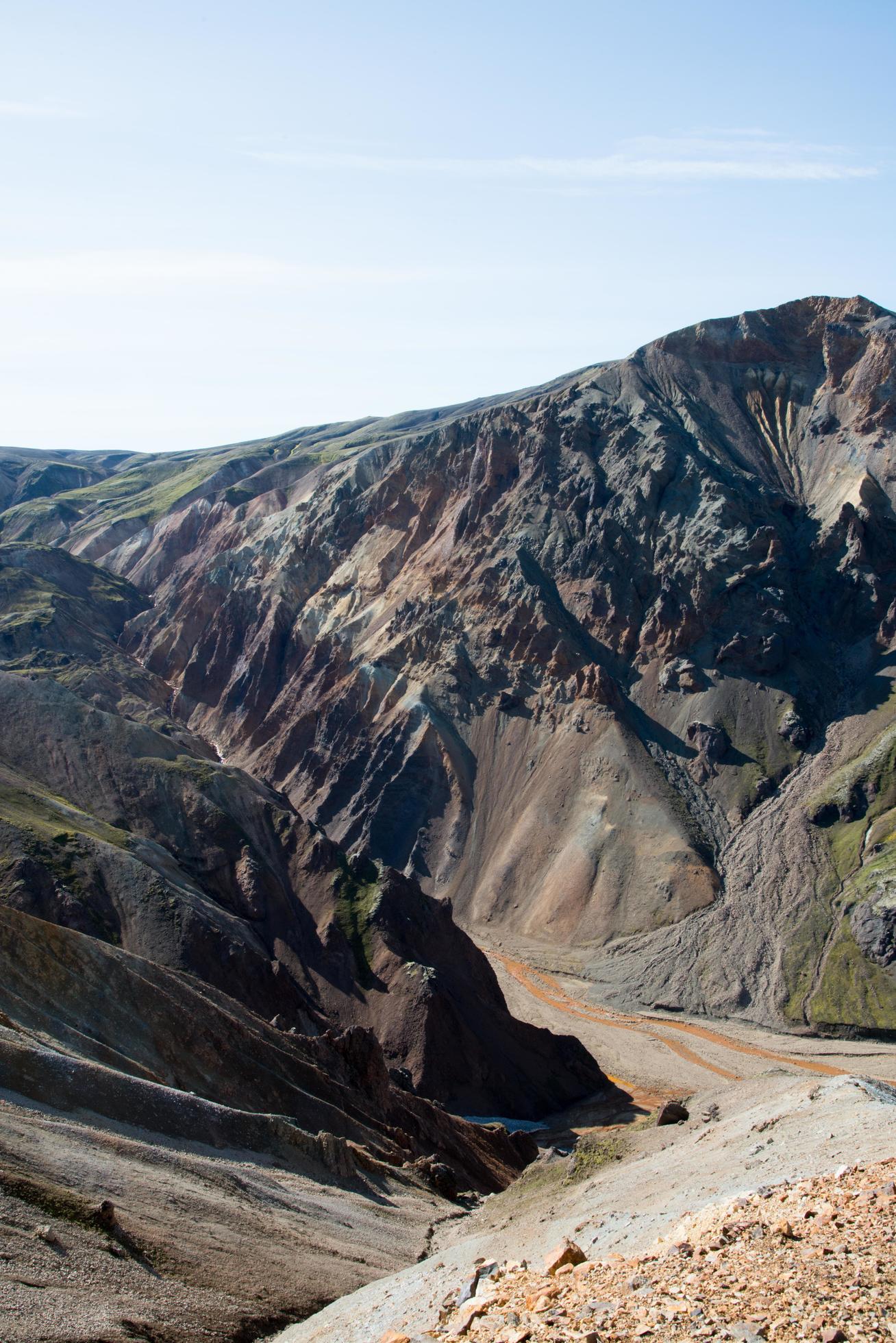 Nice view in Laugavegur trail Stock Free