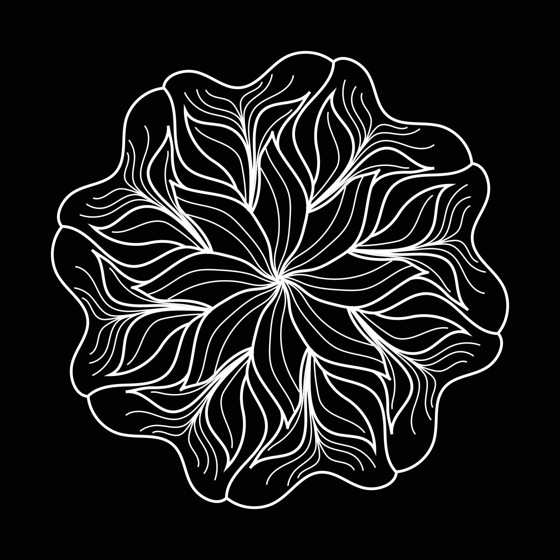 Easy circle mandala unique flower floral vector eps mandala patterns for free download Free Vector