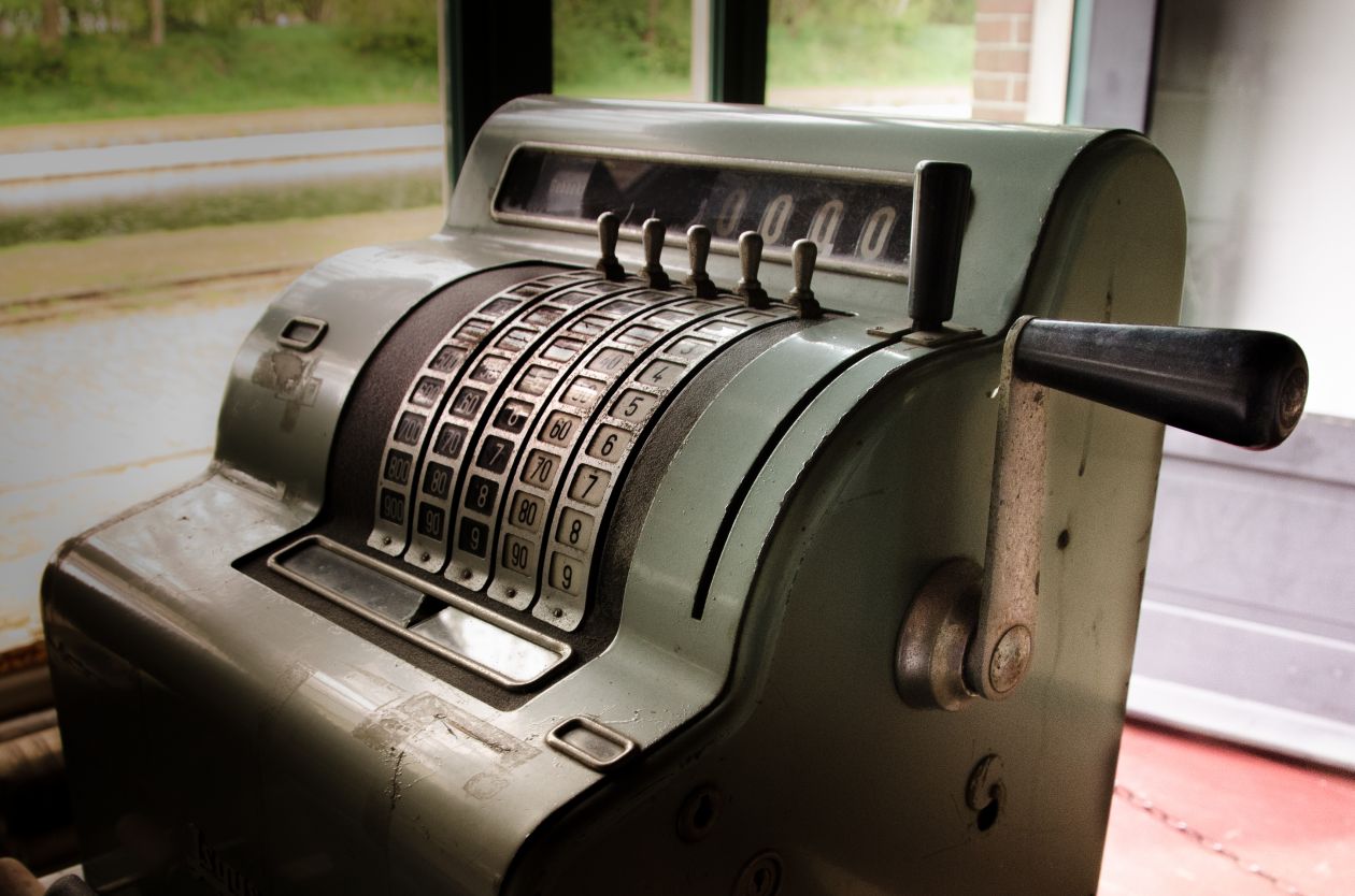 Old cash register Stock Free