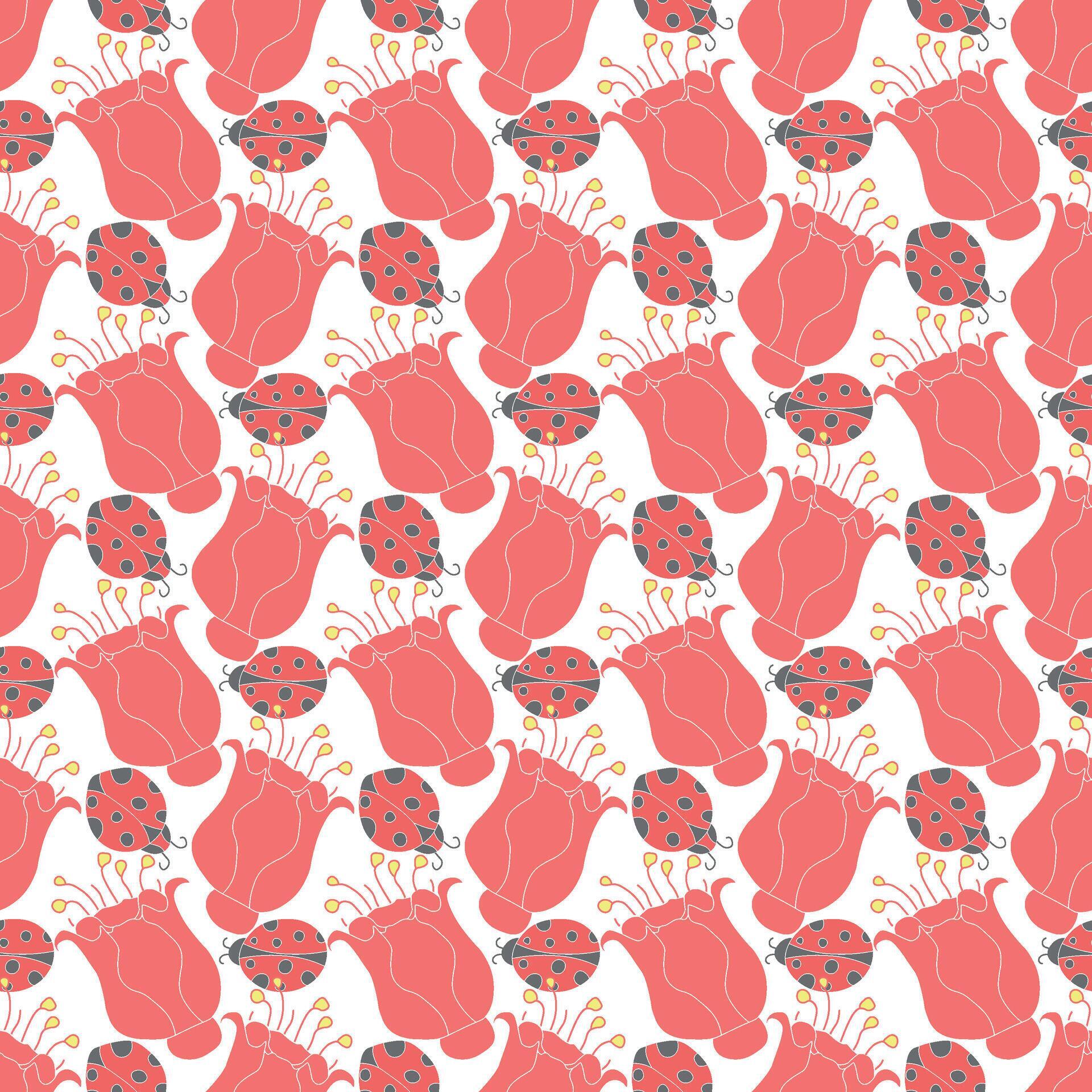 Spring floral pattern. Seamless pattern with flowers Stock Free