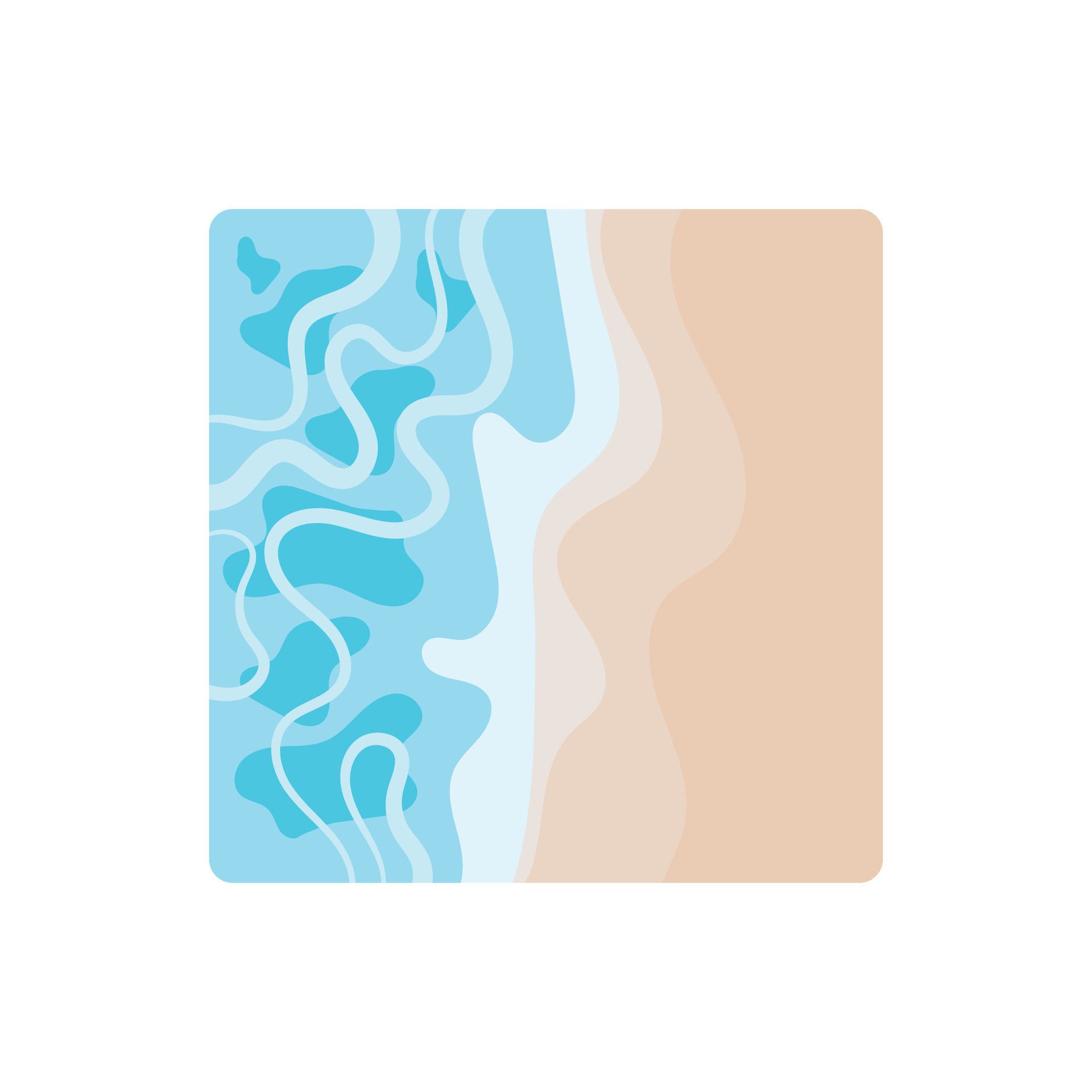 ILLUSTRATION 50 ABSTRACT BEACH PATTERN Free Vector