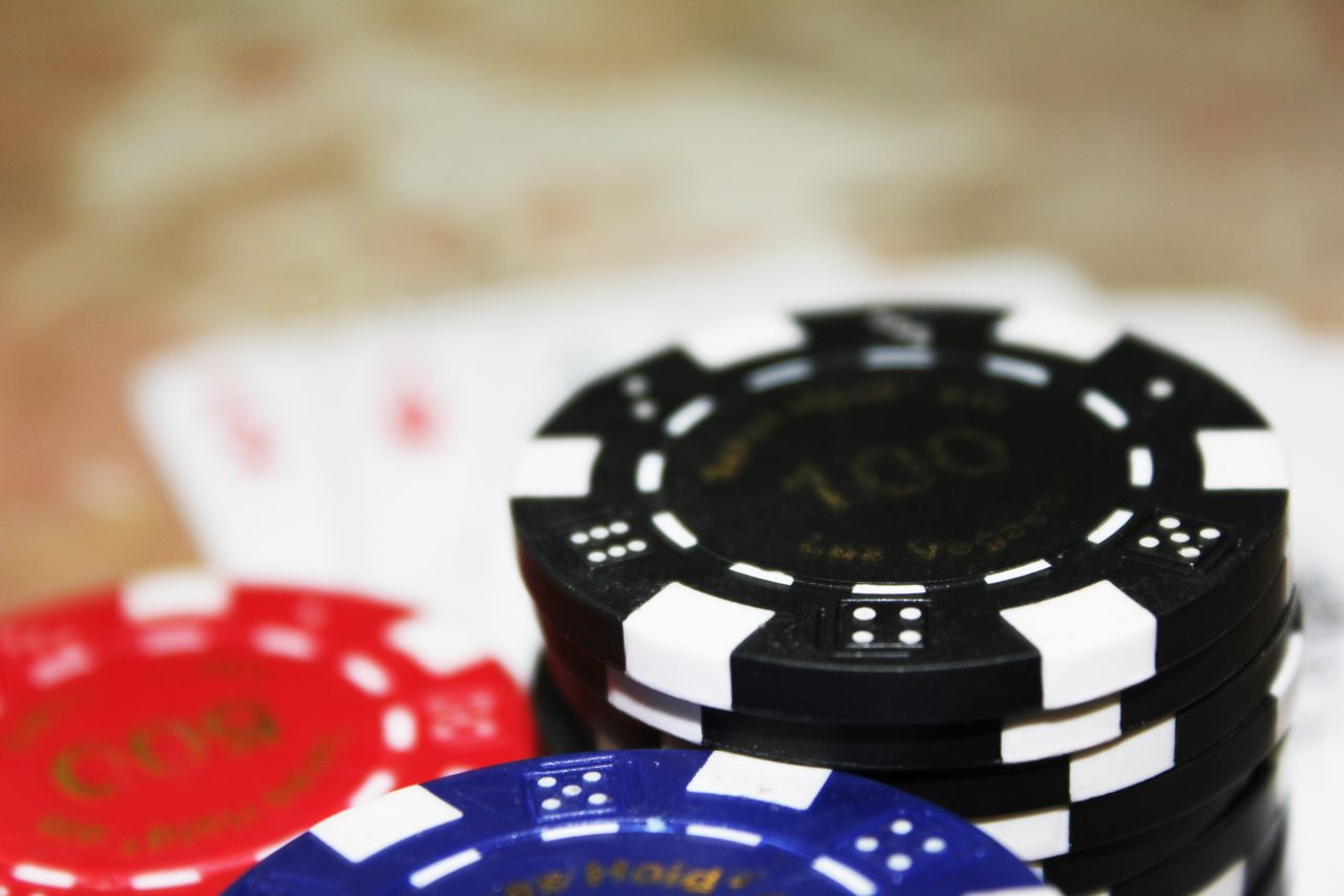 Poker Chips Stock Free