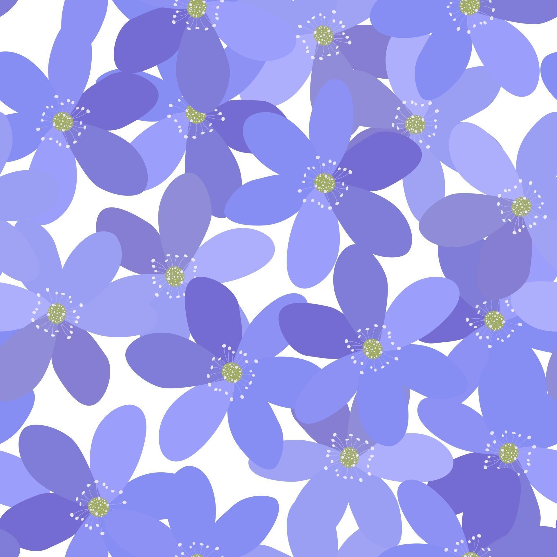 Seamless flower floral pattern Stock Free