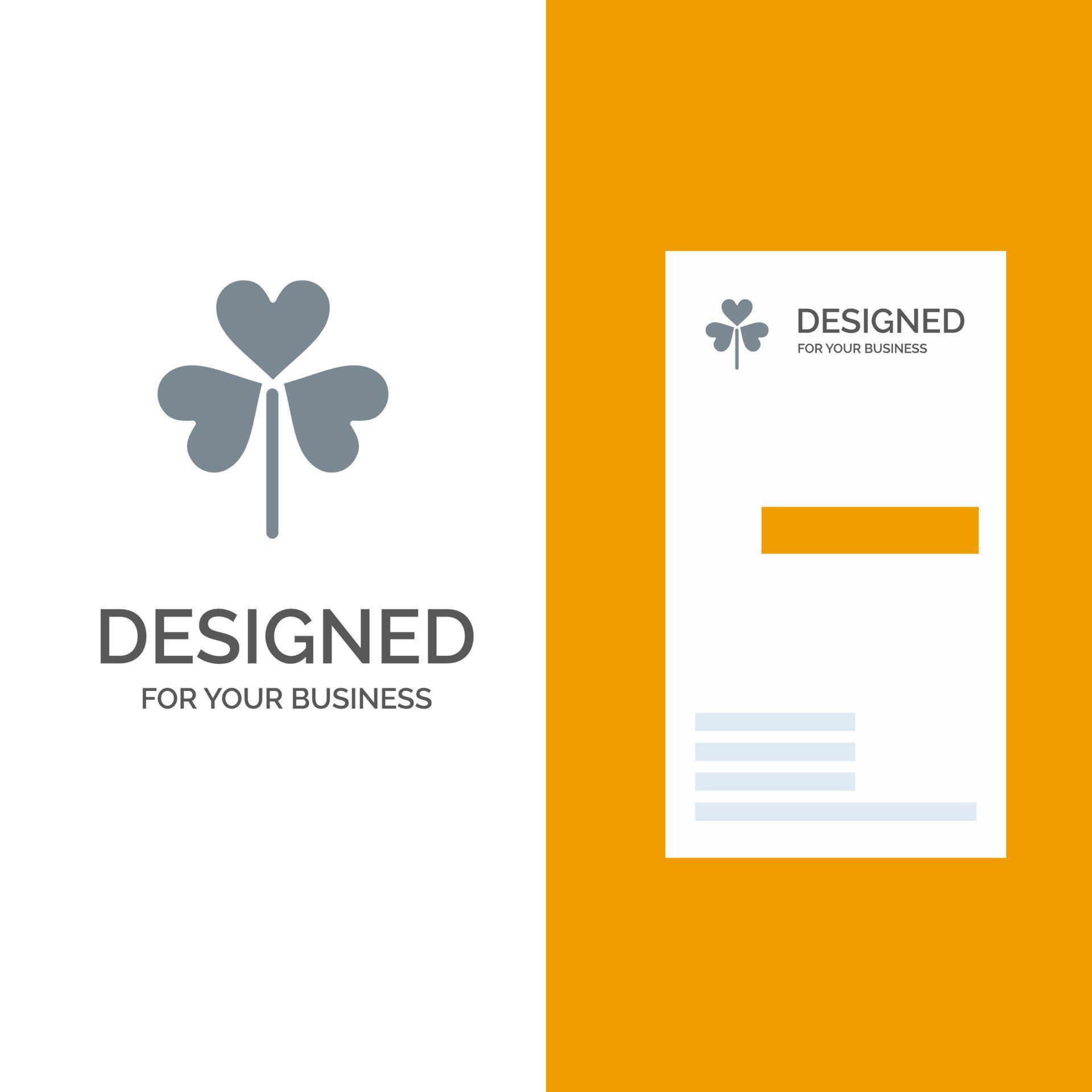 Flower Flora Floral Flower Nature Grey Logo Design and Business Card Template Stock Free