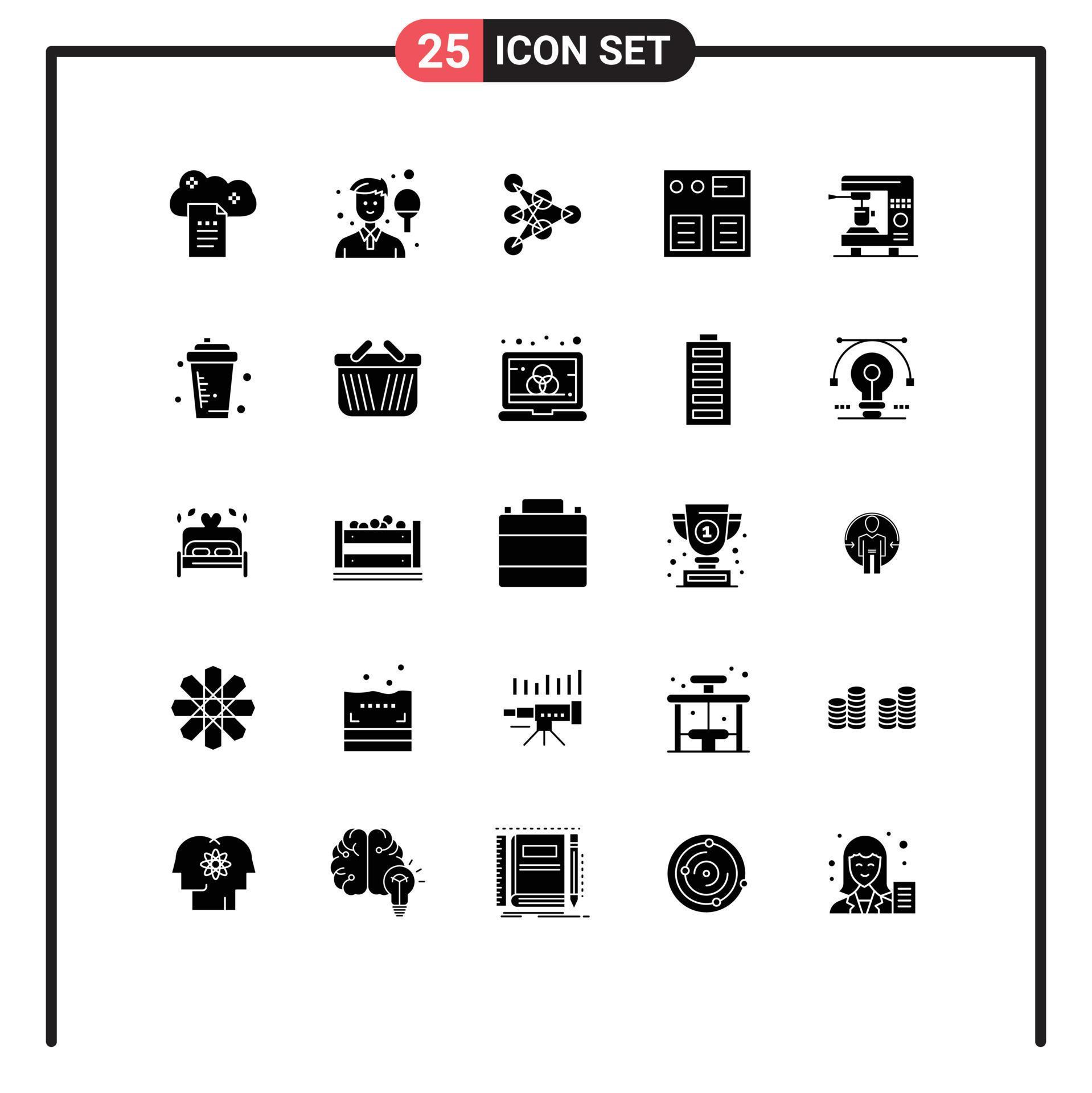 25 Creative Icons Modern Signs and Symbols of shopping online sport arrow algorithm Editable Vector Design Elements Stock Free