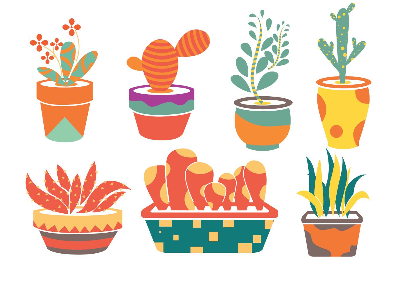 Planter Flower Vectors Stock Free and Free SVG