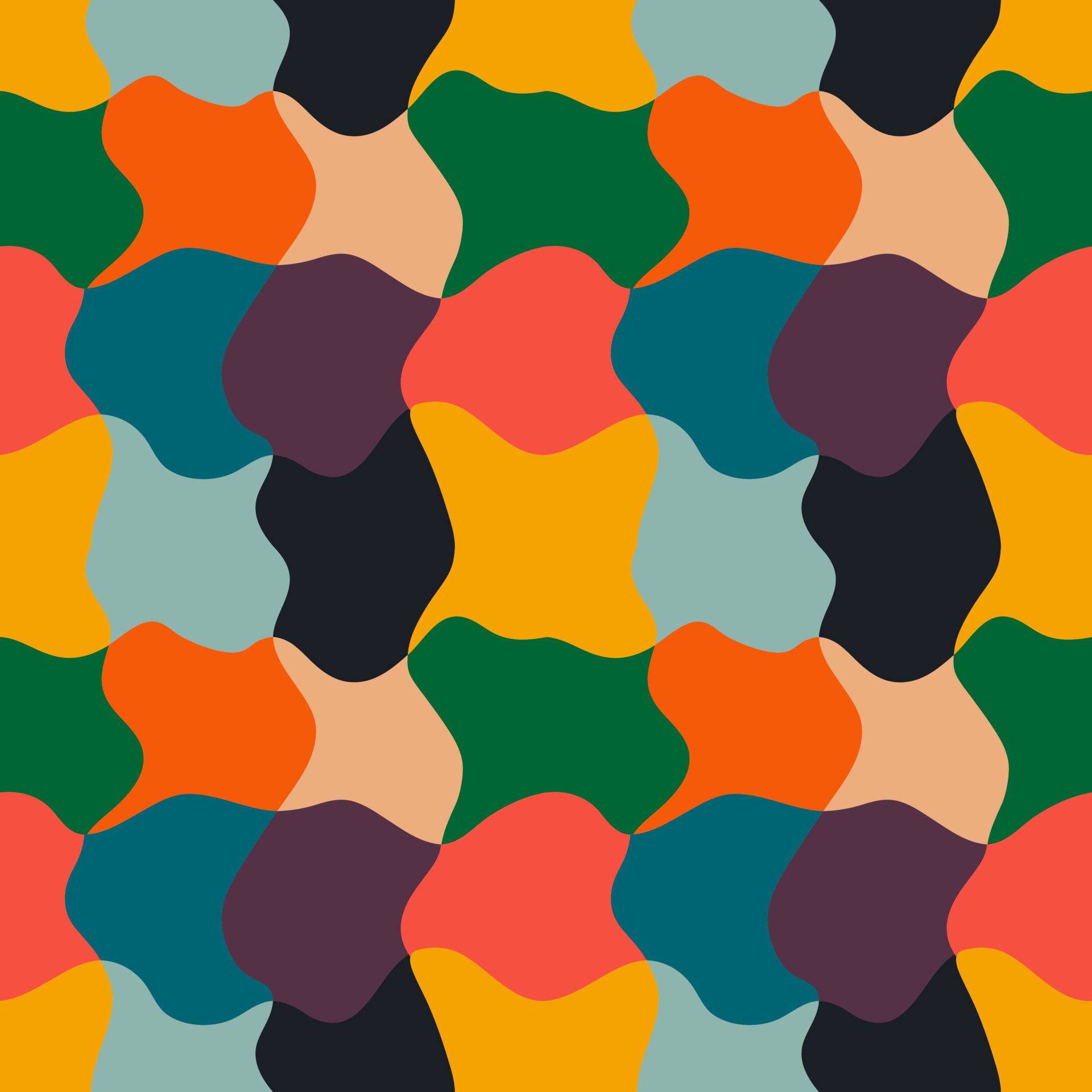 retro abstract seamless pattern Free Vector