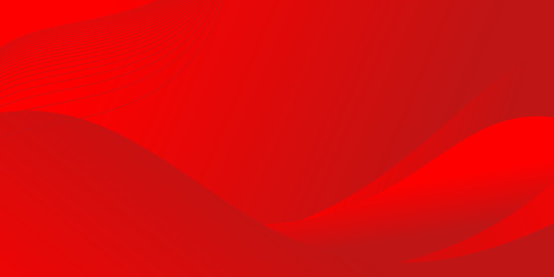 Abstract Red Background, Beautiful Wave Pattern and Gradient Colors. Template Vector For Banner, Poster, Greeting Card. Free Vector