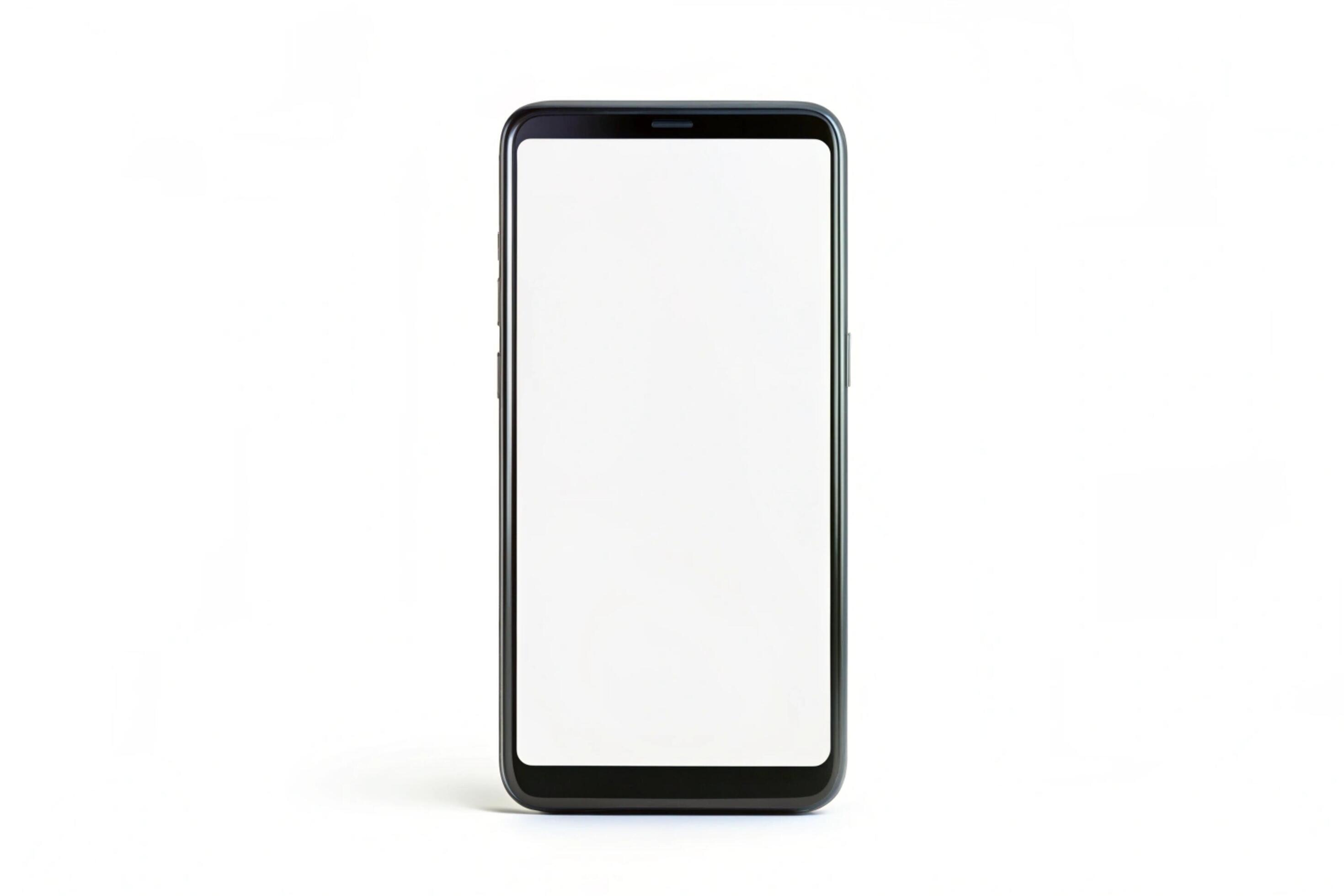 Phone blank display isolated on background Stock Free