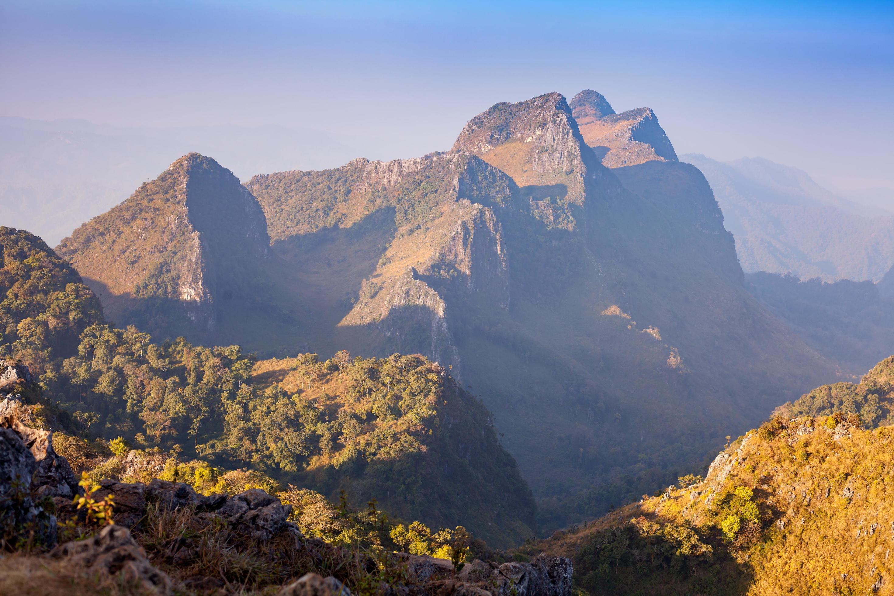 Landscape,Doi Luang Chiang Dao, High mountain in Chiang Mai Province, Thailand Stock Free