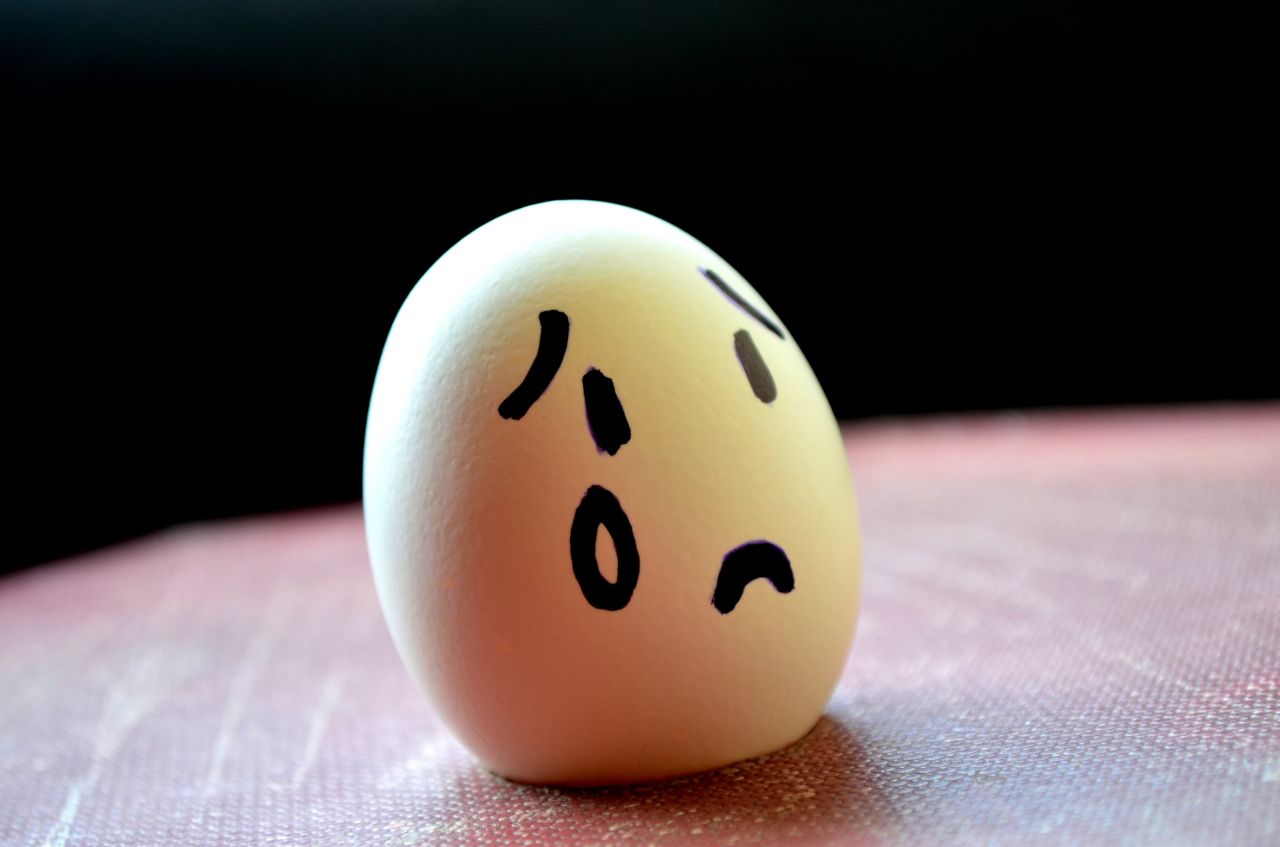 Sad Emotion Egg Stock Free