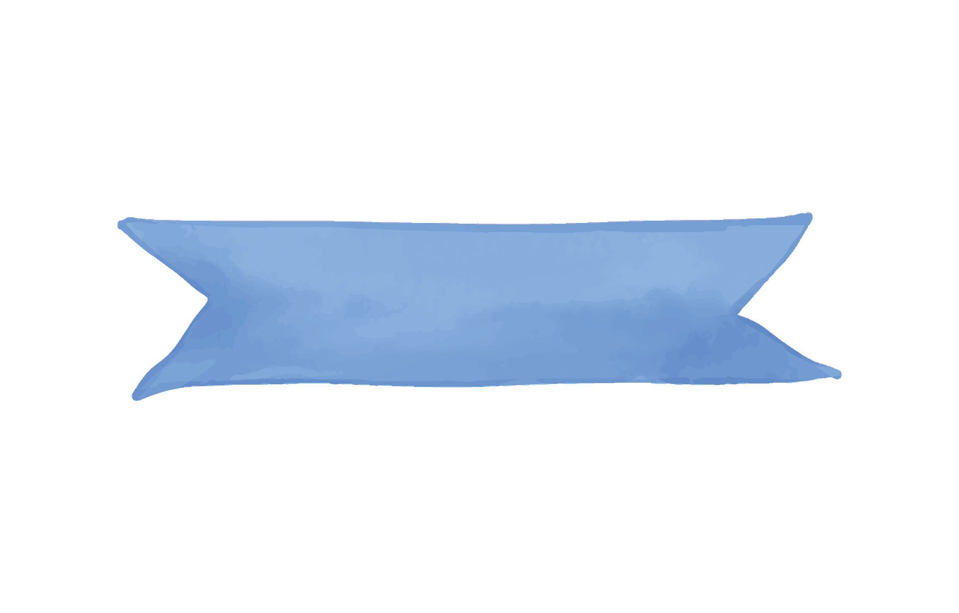 blue ribbon banner in watercolor Free Vector