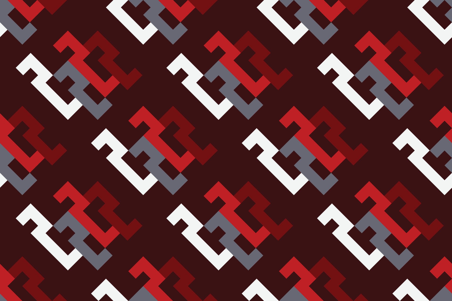 modern seamless pattern with red color Free Vector