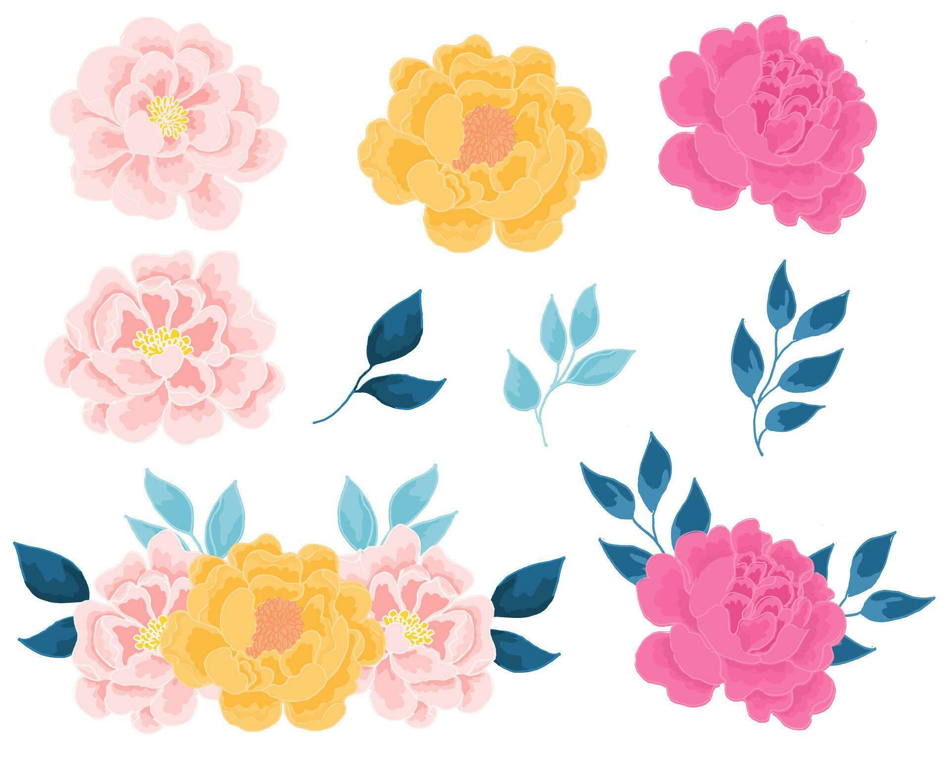 Vintage Rose Hand Drawn Flower Stock Free and Free SVG