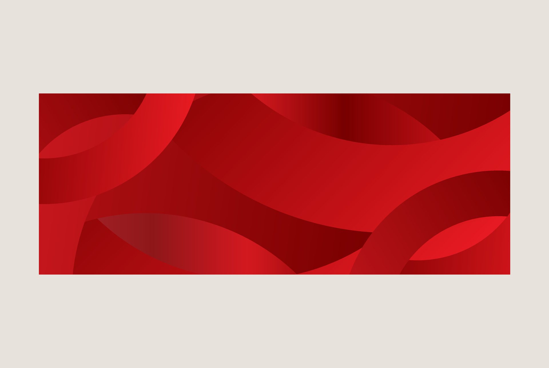 Red Abstract Banner Free Vector