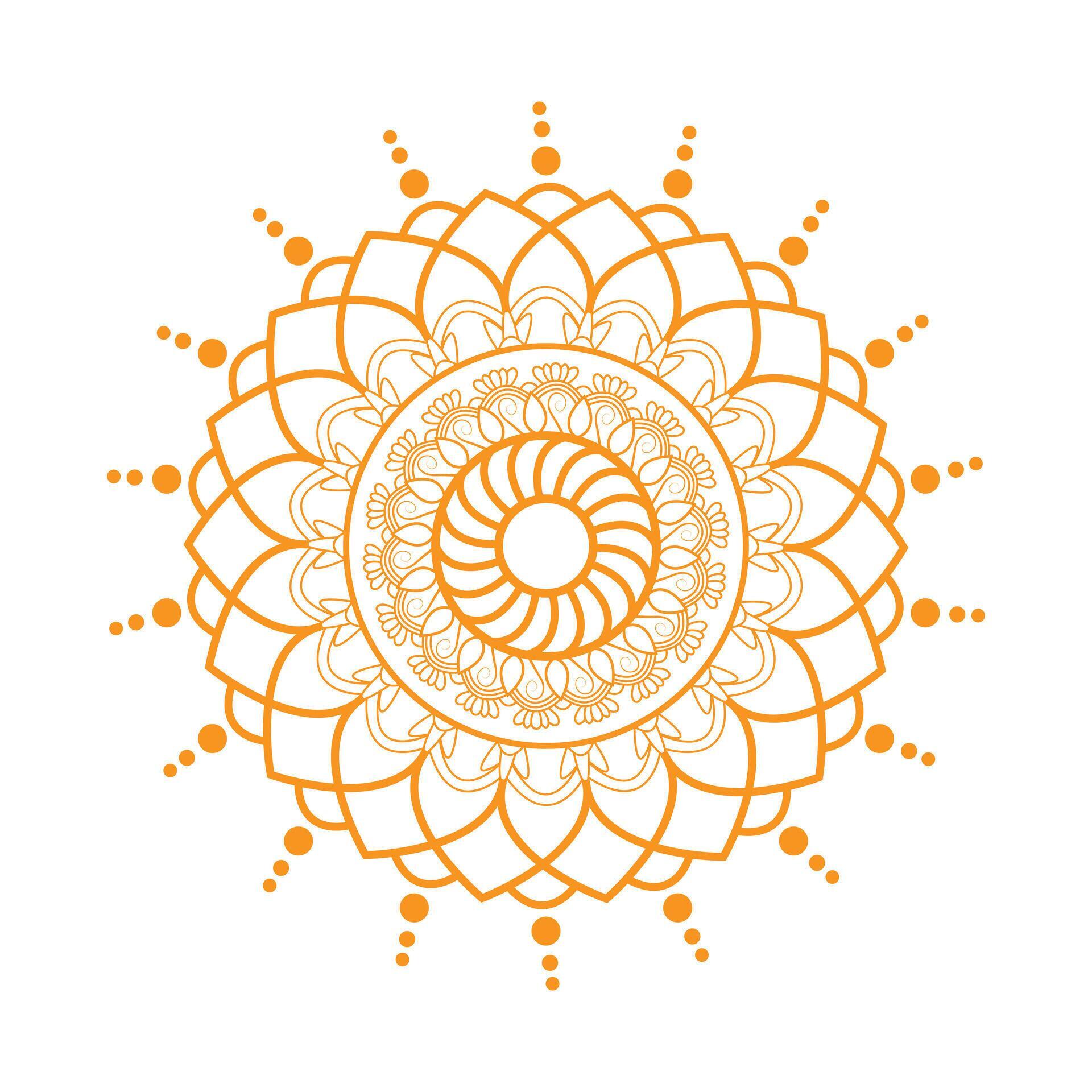 Flower floral unique Simple Mandala Art Pattern And Designs for free download Stock Free