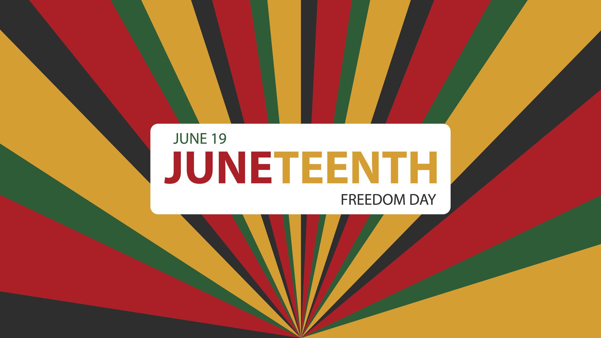 Juneteenth Background design,Juneteenth Freedom Day Abstract Background, Banner, Poster, Greeting Card. Free Vector