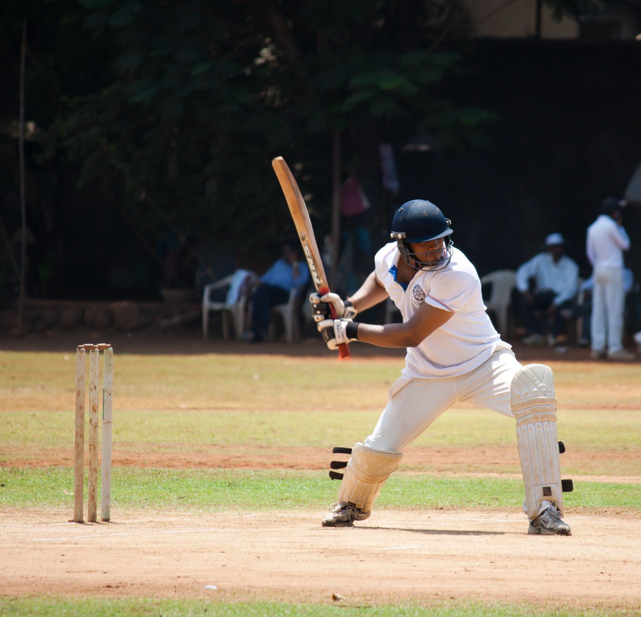 Cricket Batsman Shot Stock Free