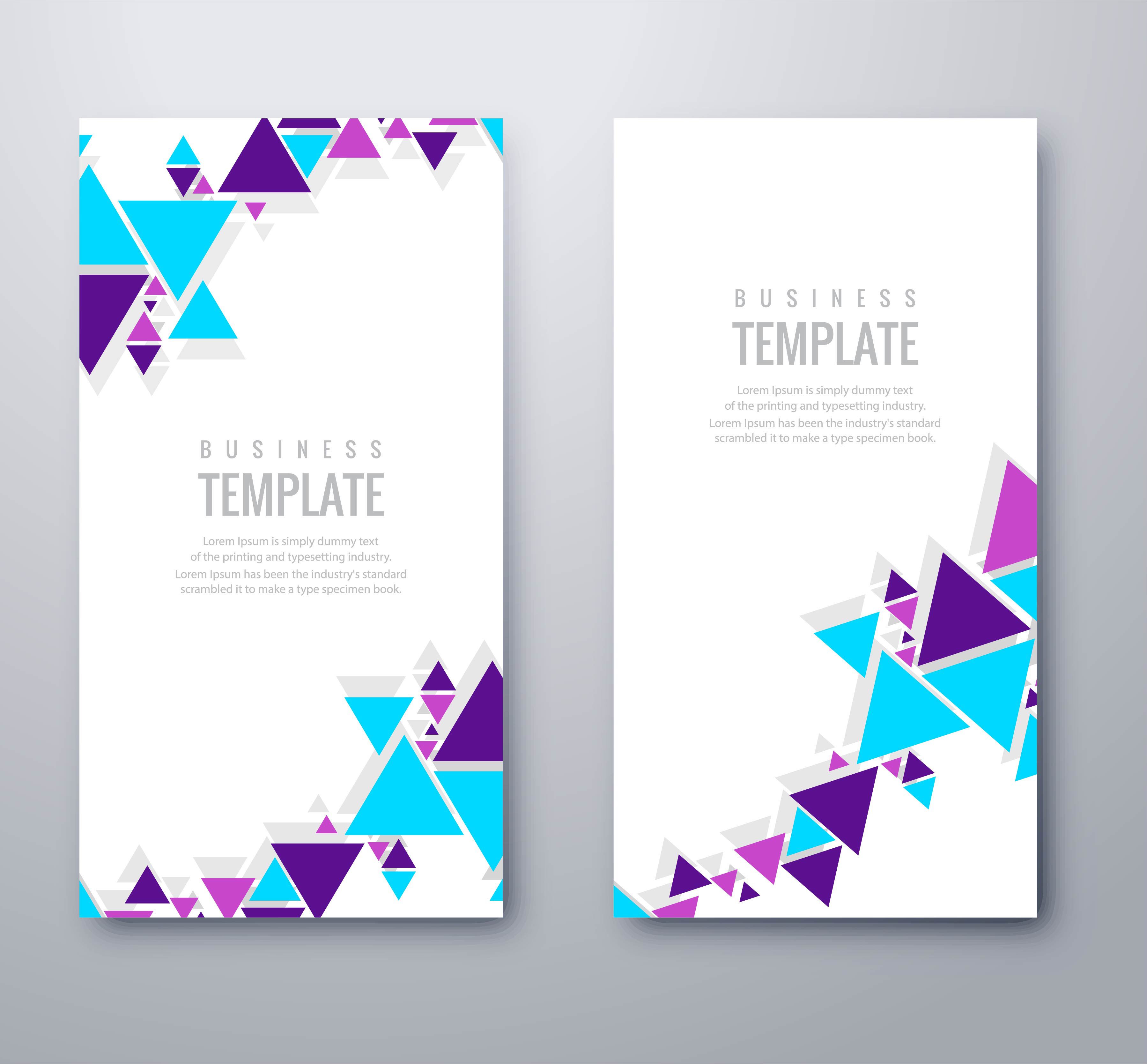 Modern colorful banner template design Free Vector