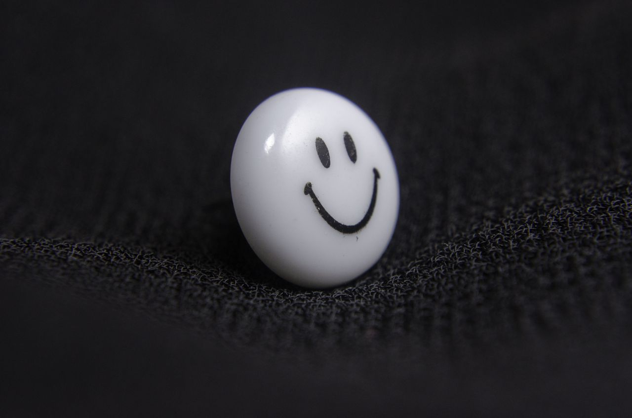 Smiley Button Stock Free