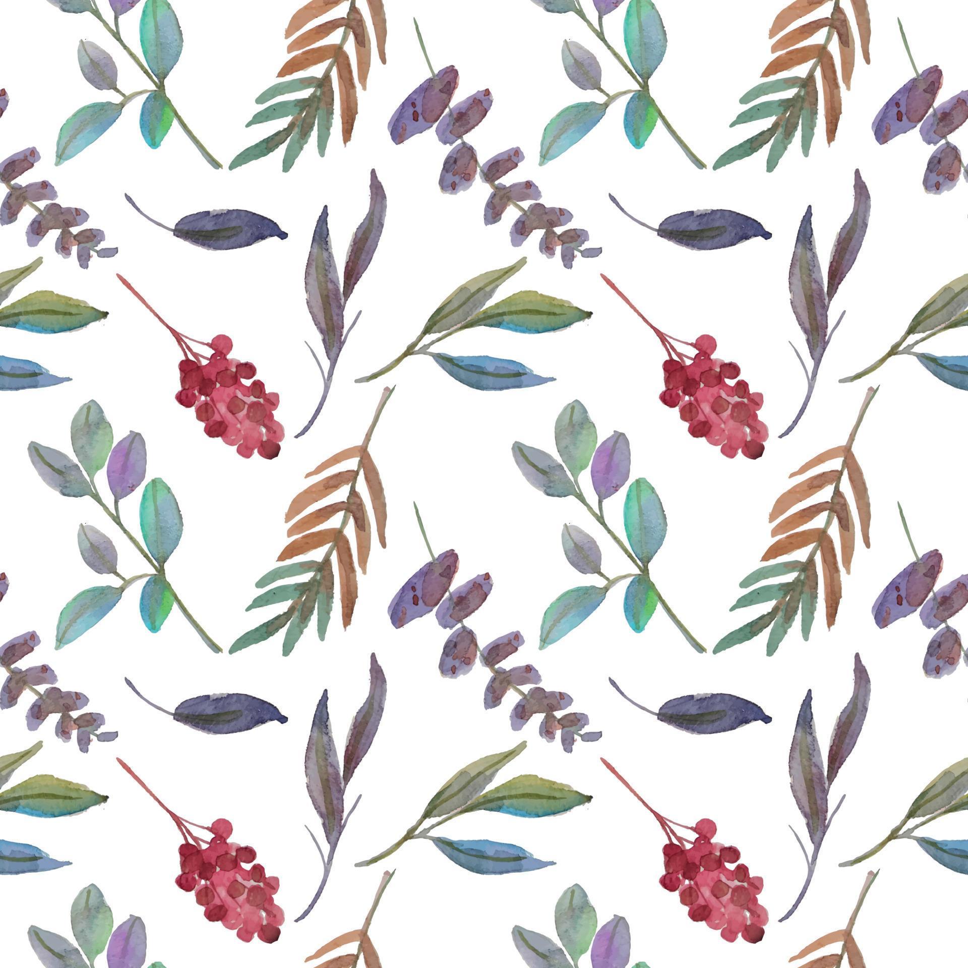 seamless pattern watercolor flower Stock Free