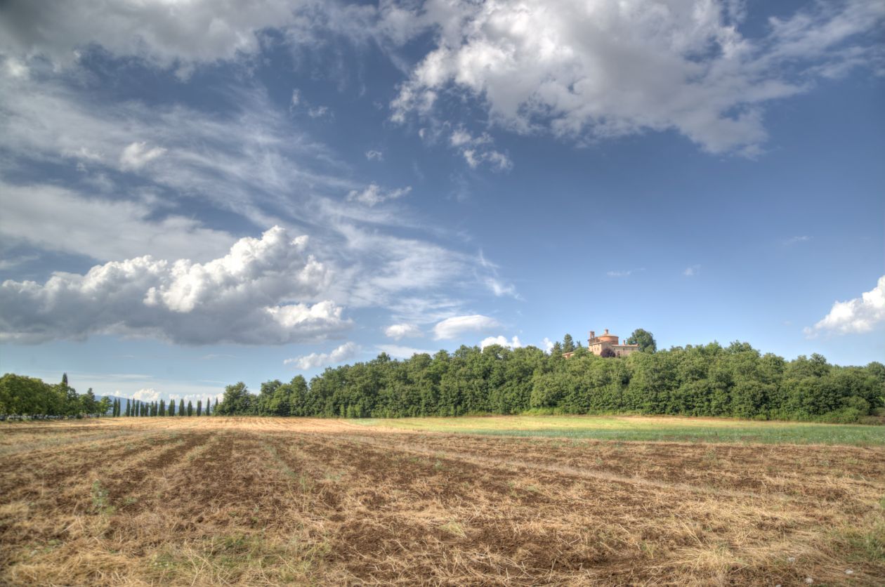 Tuscan landscape Stock Free