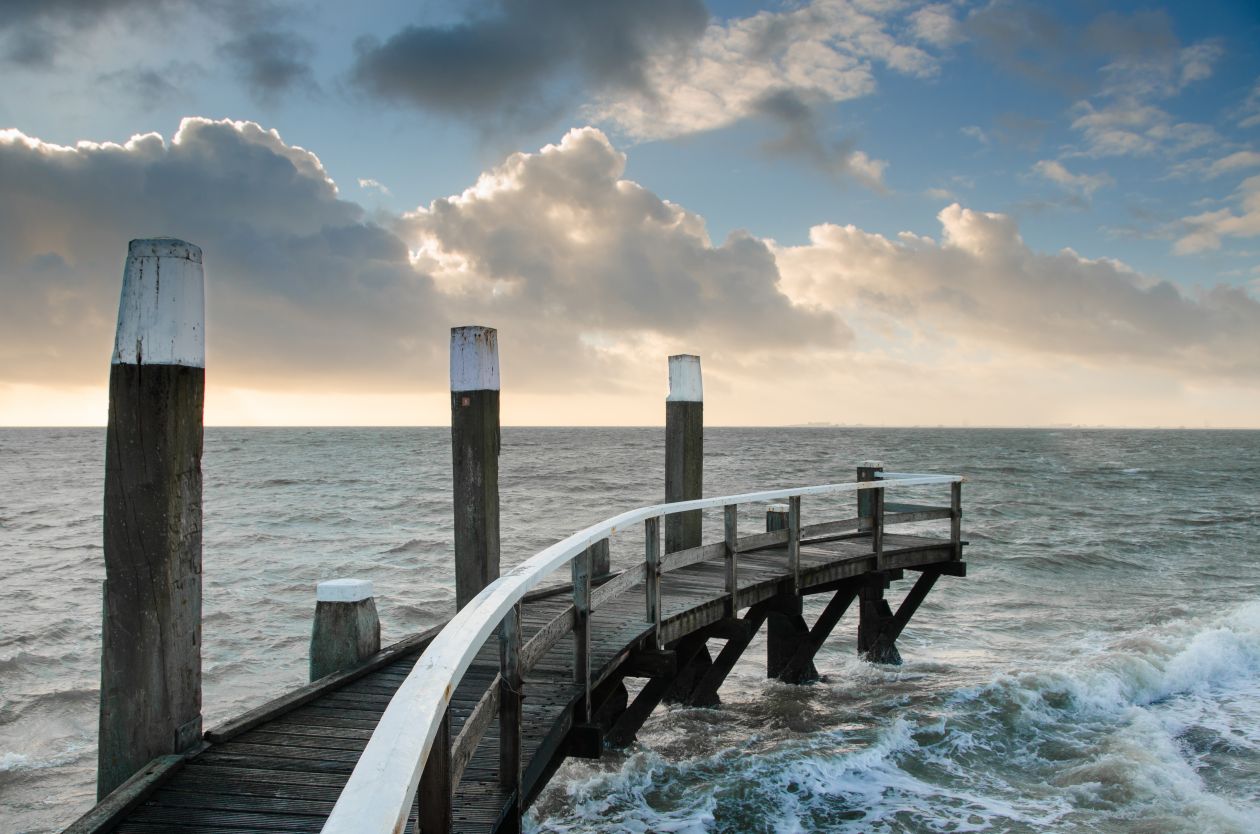 Pier in Texel Stock Free