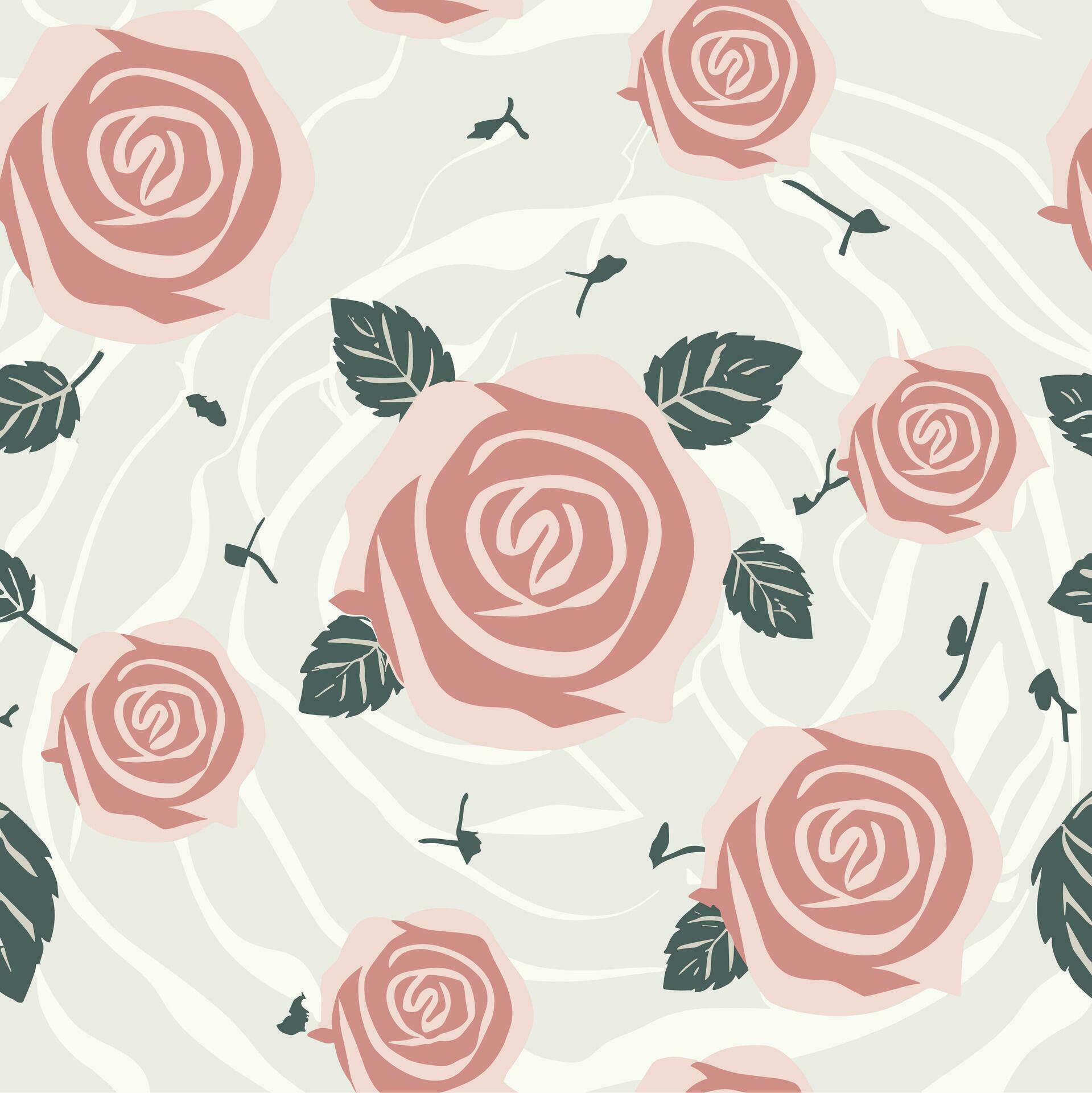 Vector flower pattern background design illustration Stock Free