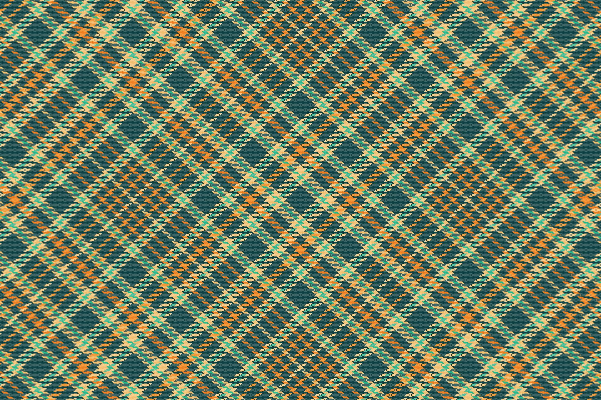 Tartan plaid pattern with texture. Free Vector