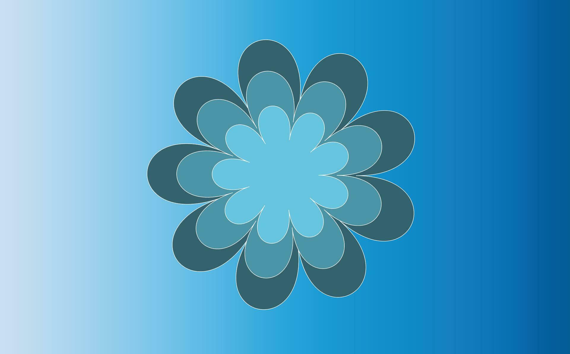 Colorful flower Vector Art Stock Free