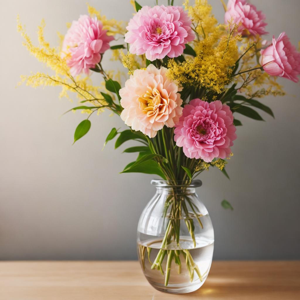 Bokeh of pink flowers by @ai_generated