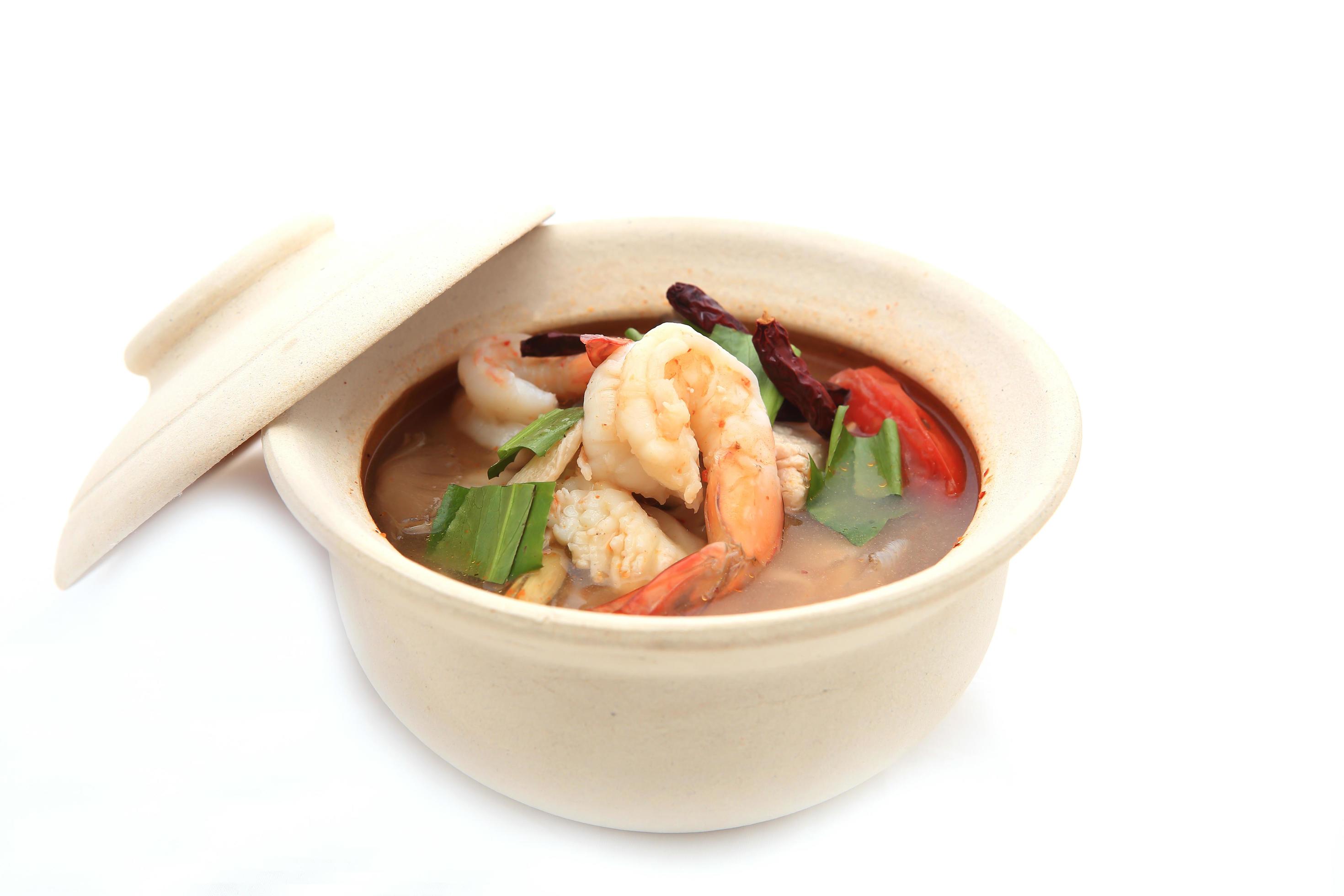 Thai Food Tom Yum seafood Stock Free