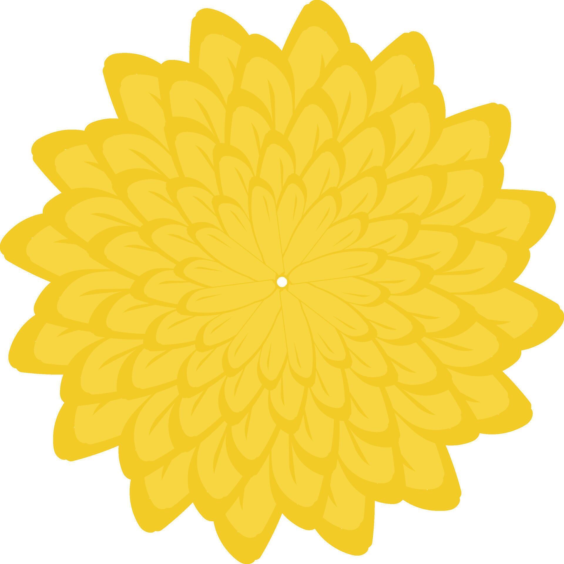 yellow flower clipart Stock Free