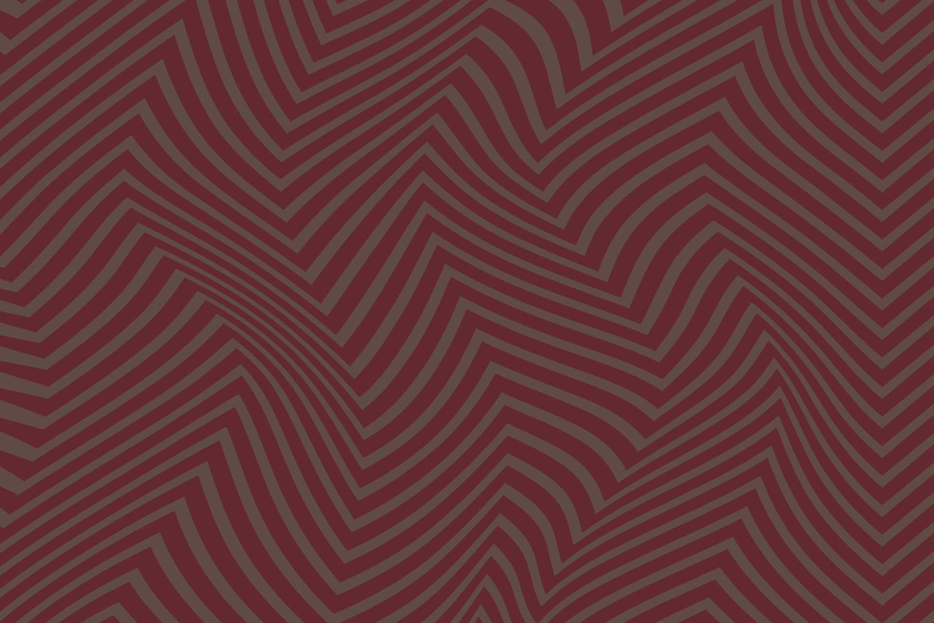 simple abstract dark brown color horizontal line zig zag wavy pattern Free Vector