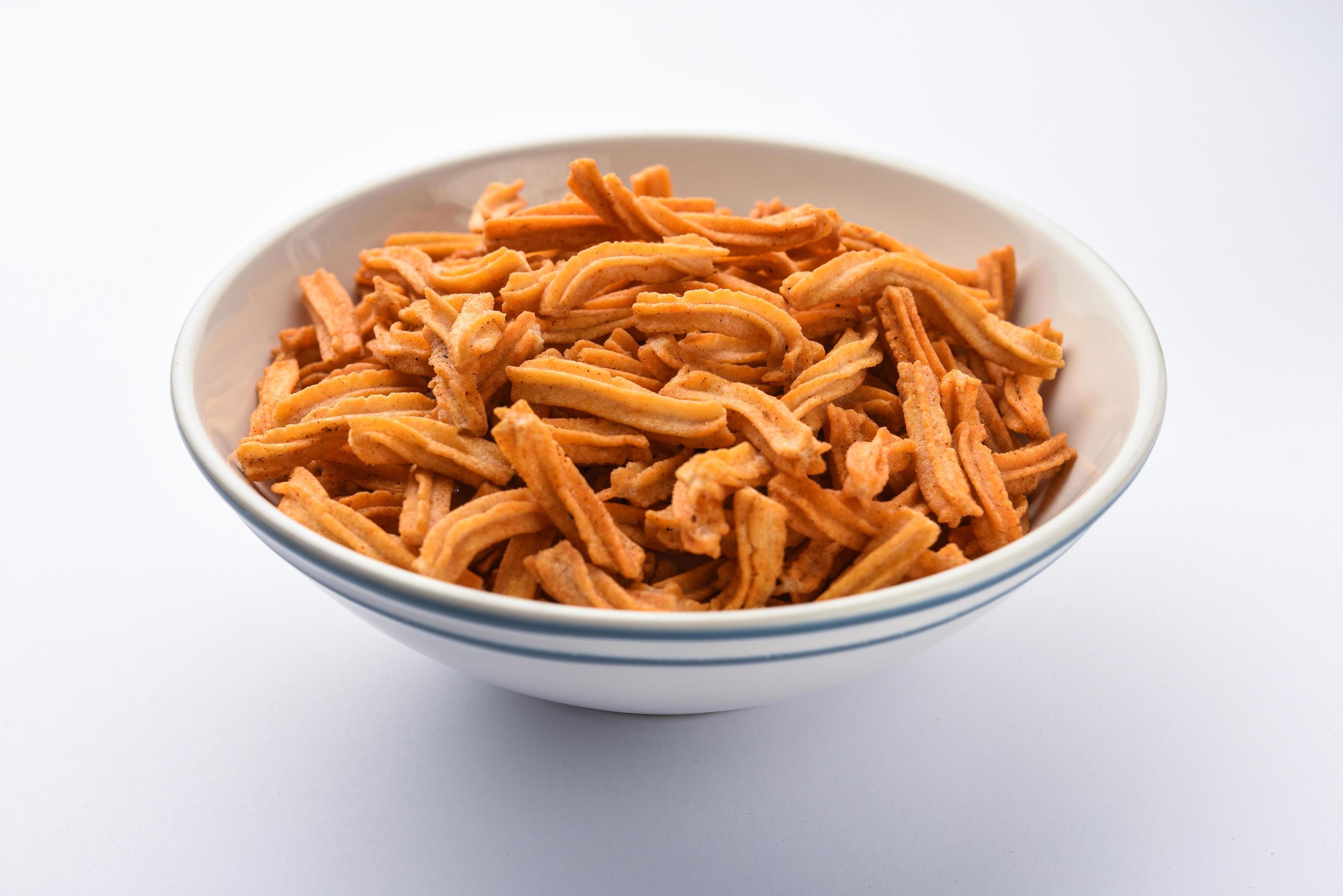 Salted Soya Sticks Indian namkeen food Stock Free