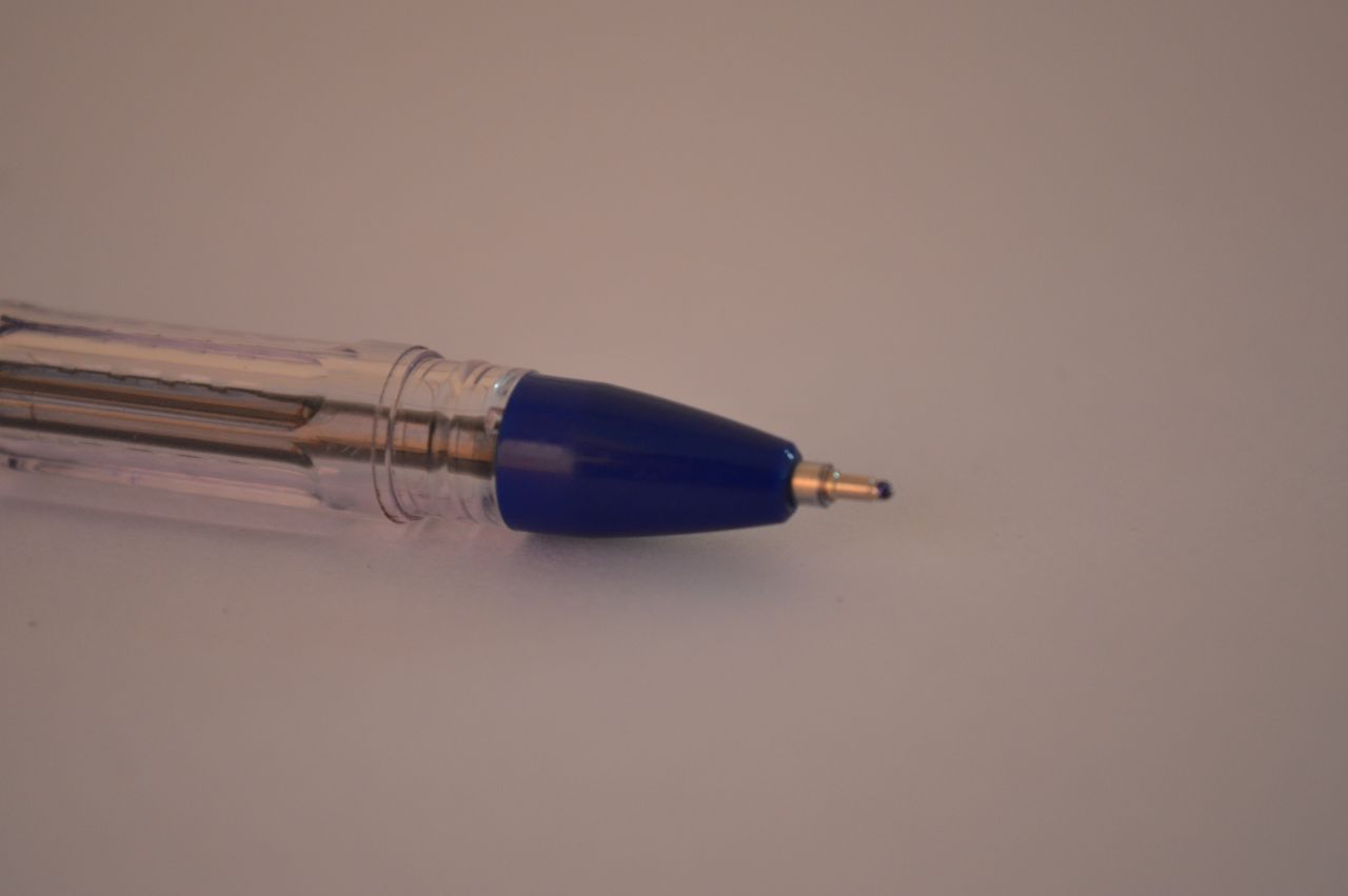 Blue Ball Pen Stock Free