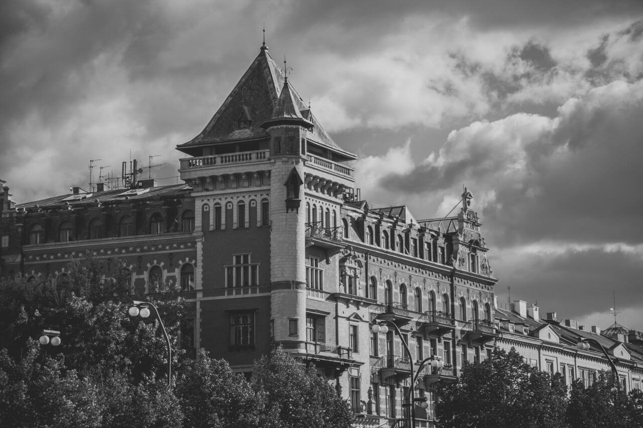 Clouds Over Prague Castle Stock Free