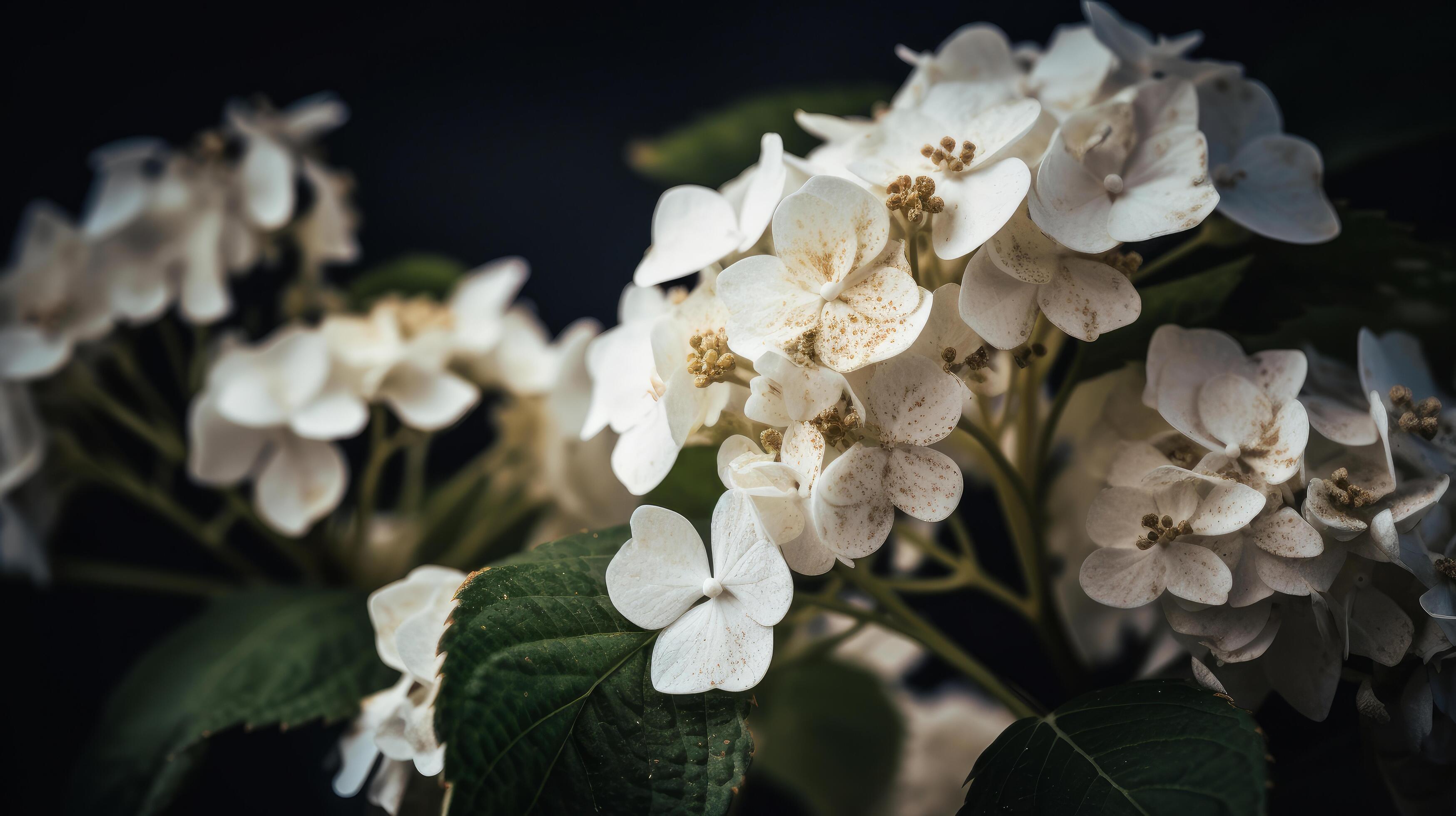 Hydrangea flower background. Illustration Stock Free