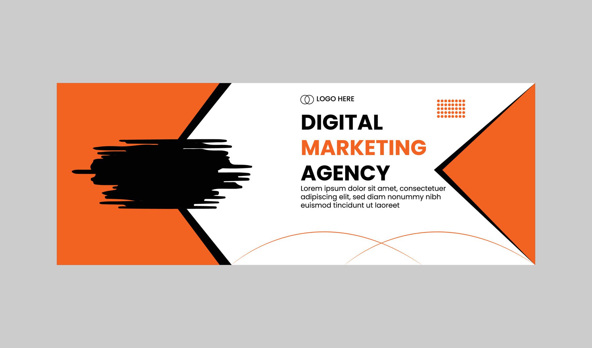 DIGITAL MARKETING WEB BANNER Free Vector