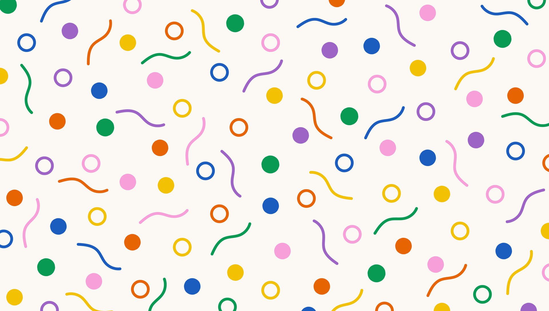 Festive colorful confetti pattern. Creative minimalist style art background. Fun doodle design Free Vector