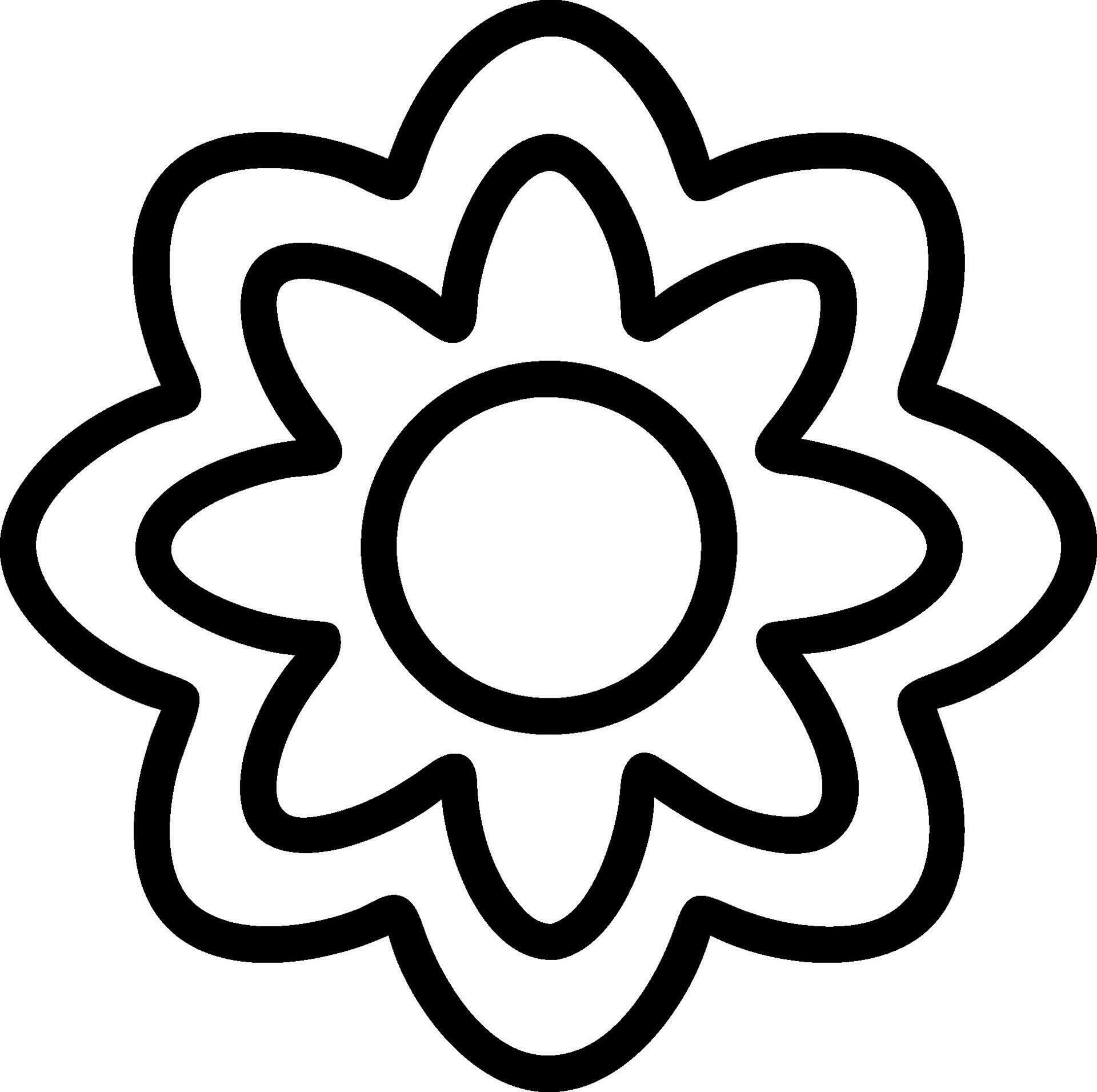 flower coloring book Stock Free