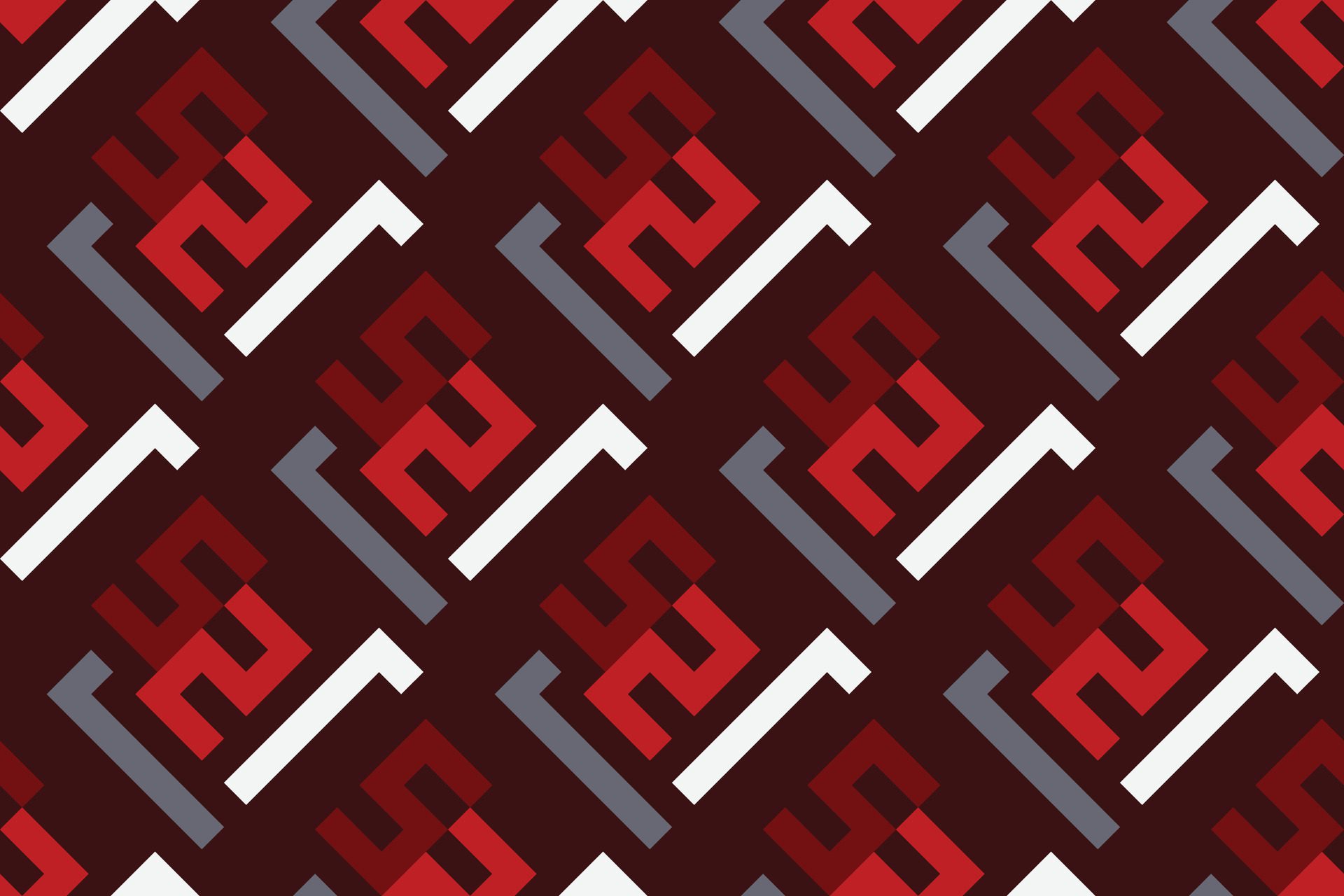 modern seamless pattern with red color Free Vector