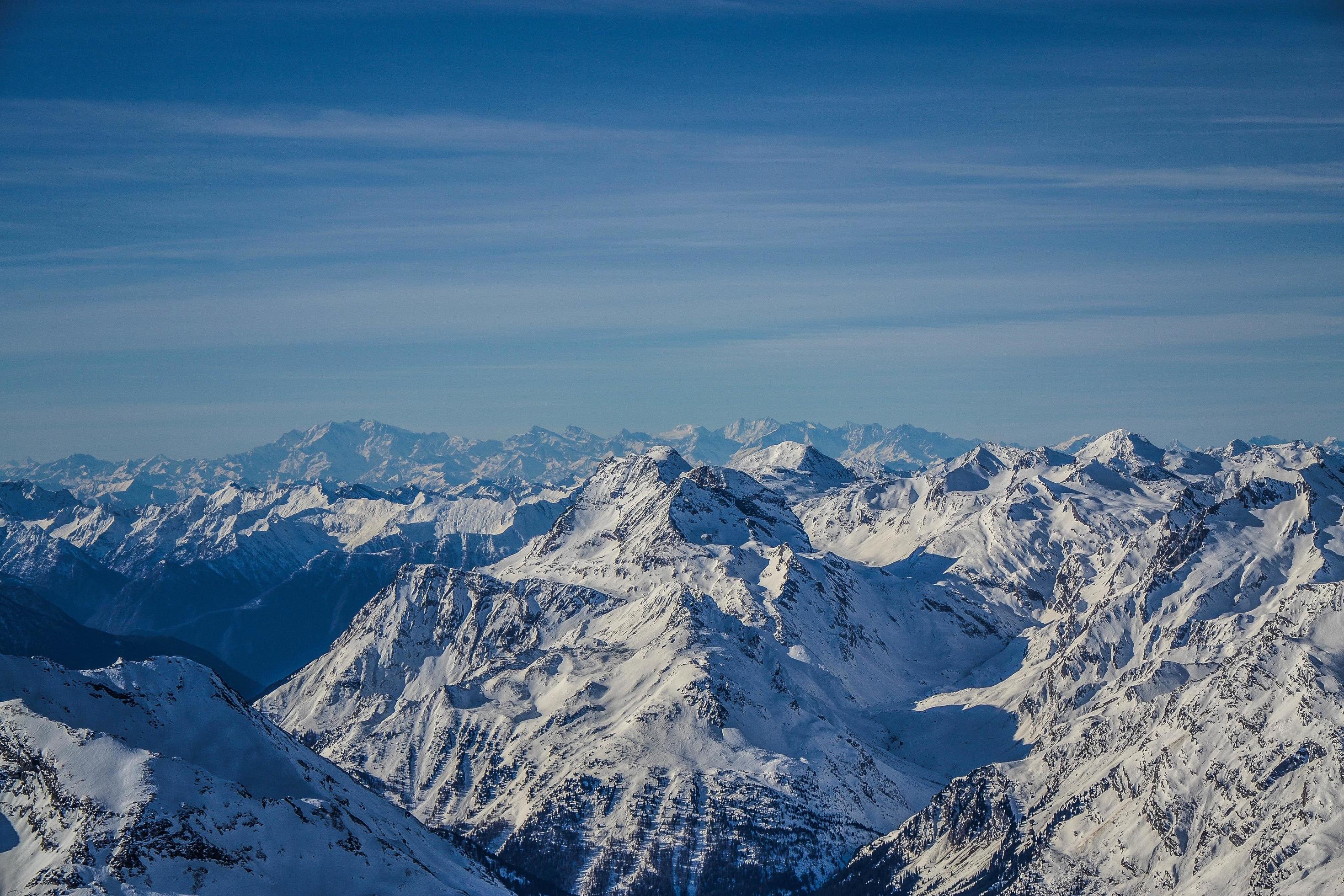 Mountain from Engadin Stock Free