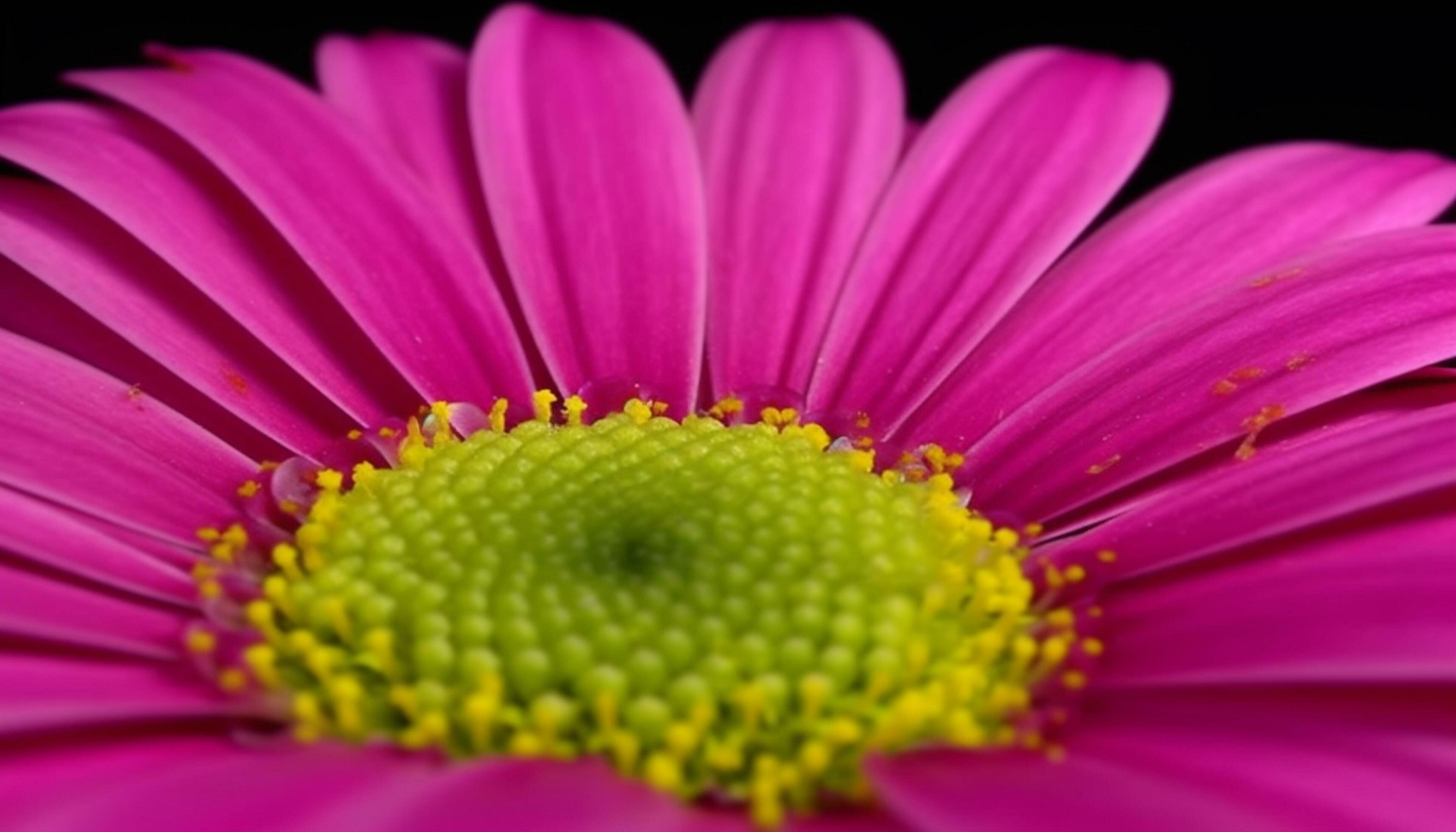 Vibrant daisy family blossoms in nature colorful meadow pattern generated by AI Stock Free