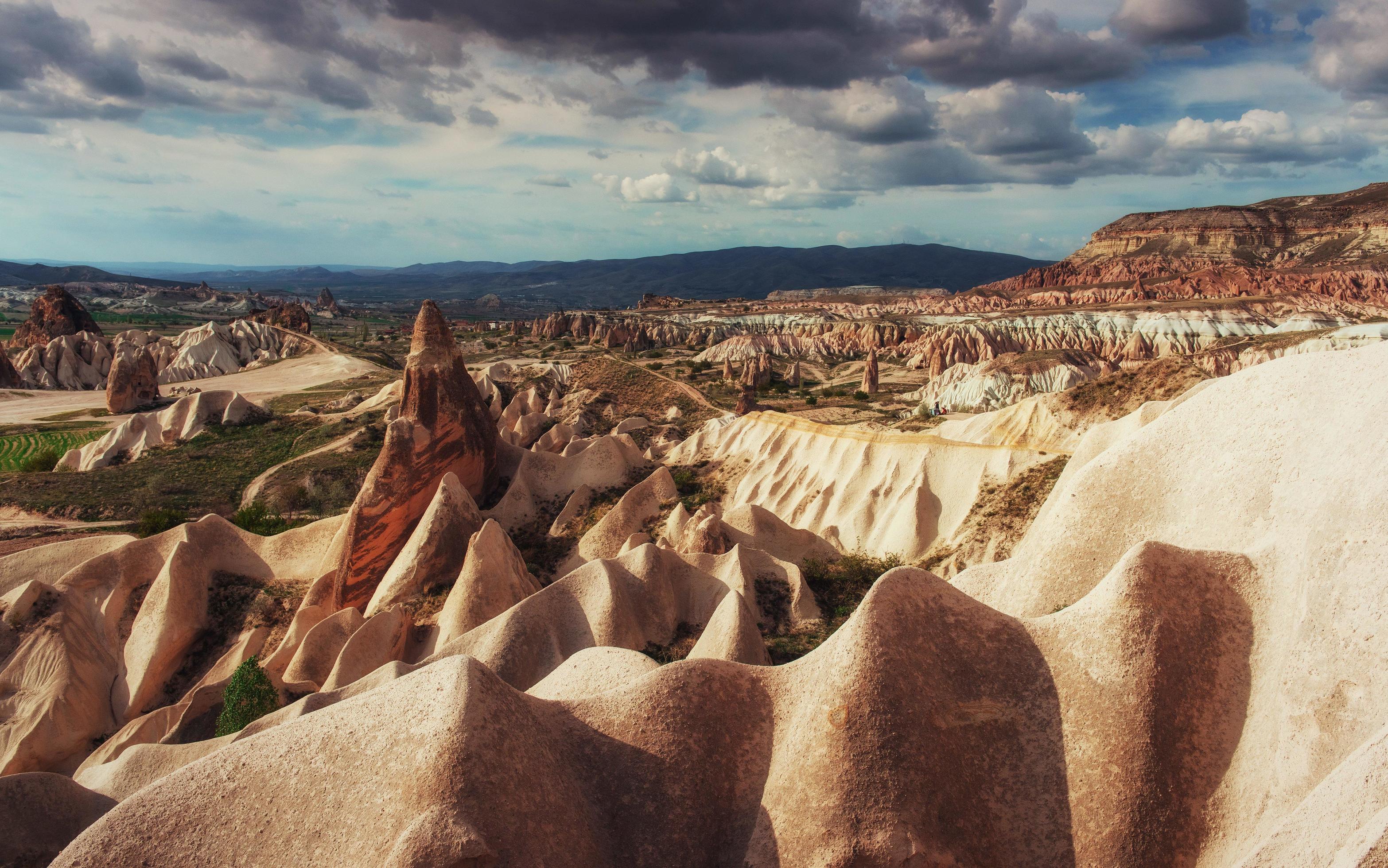 Amazing sunset over Cappadocia. Turkey. Europe Stock Free