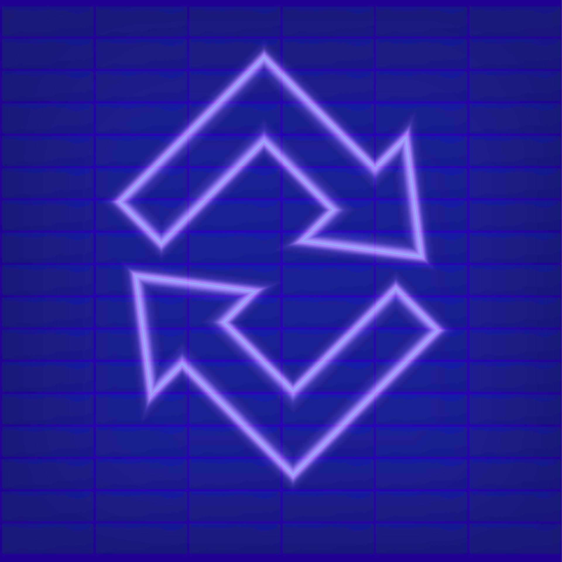 arrow sign blue neon vector icon Stock Free