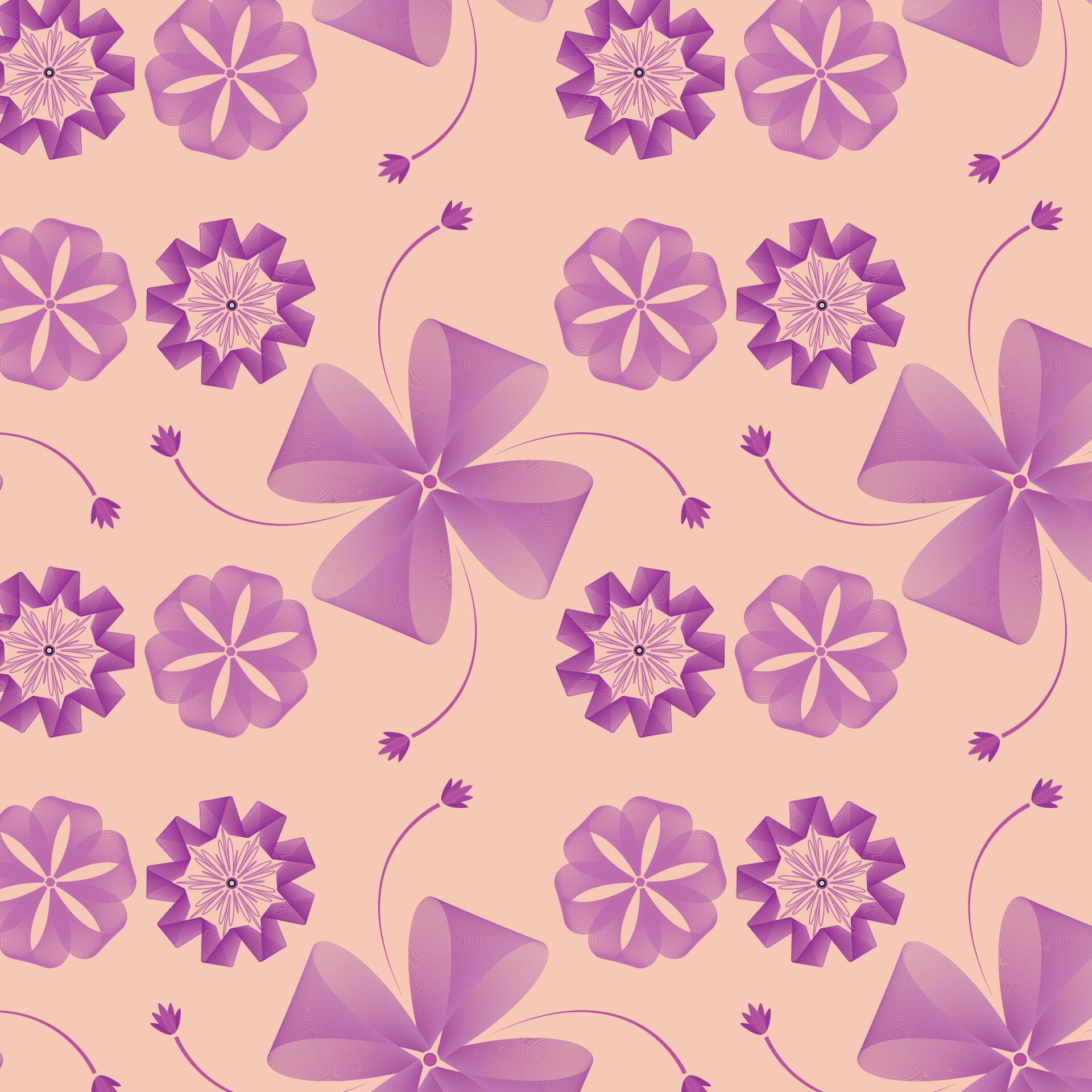 flowers pattern design eps file Stock Free