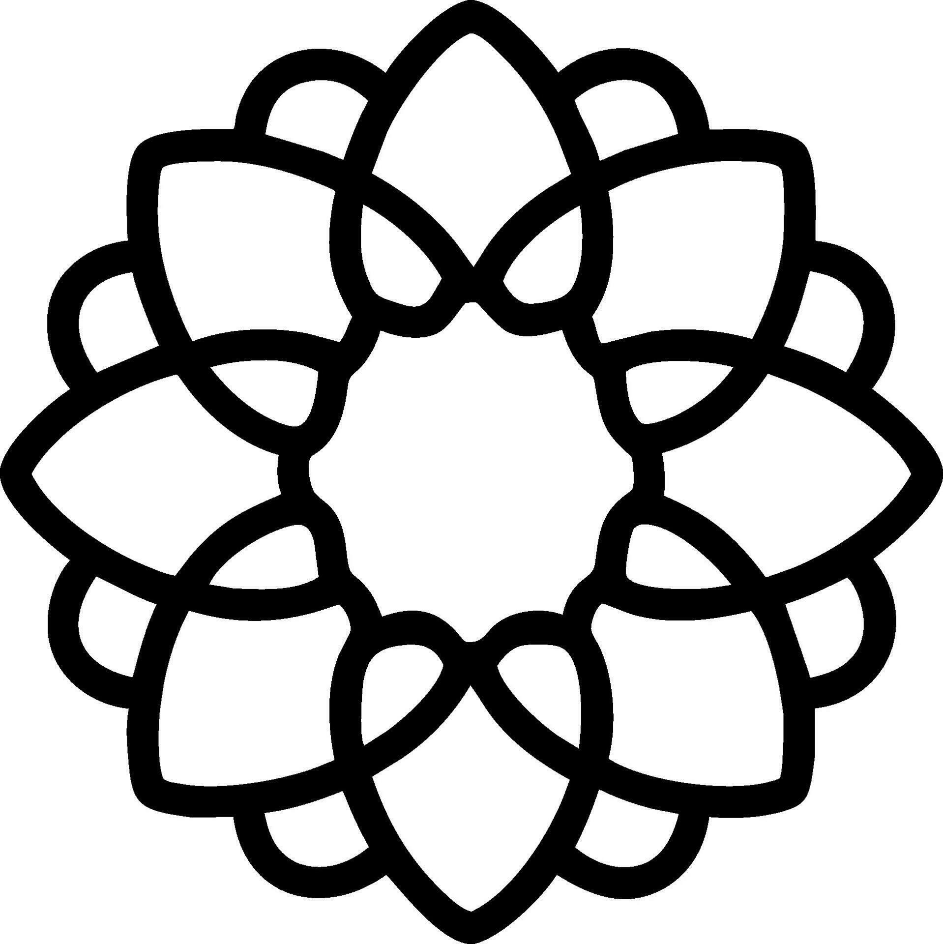 flower coloring book Stock Free