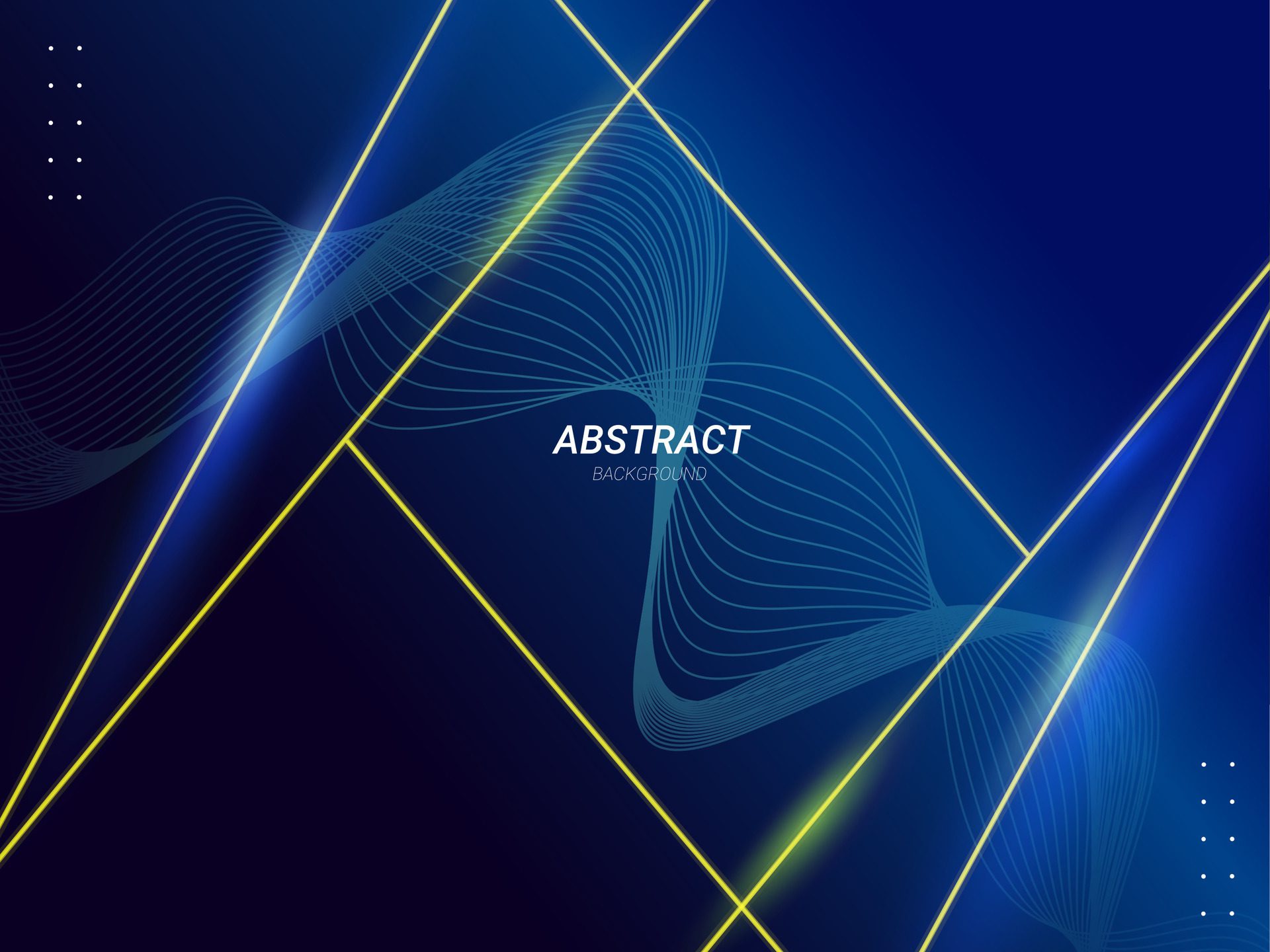 Abstract geometric neon lines illustration banner pattern background Free Vector