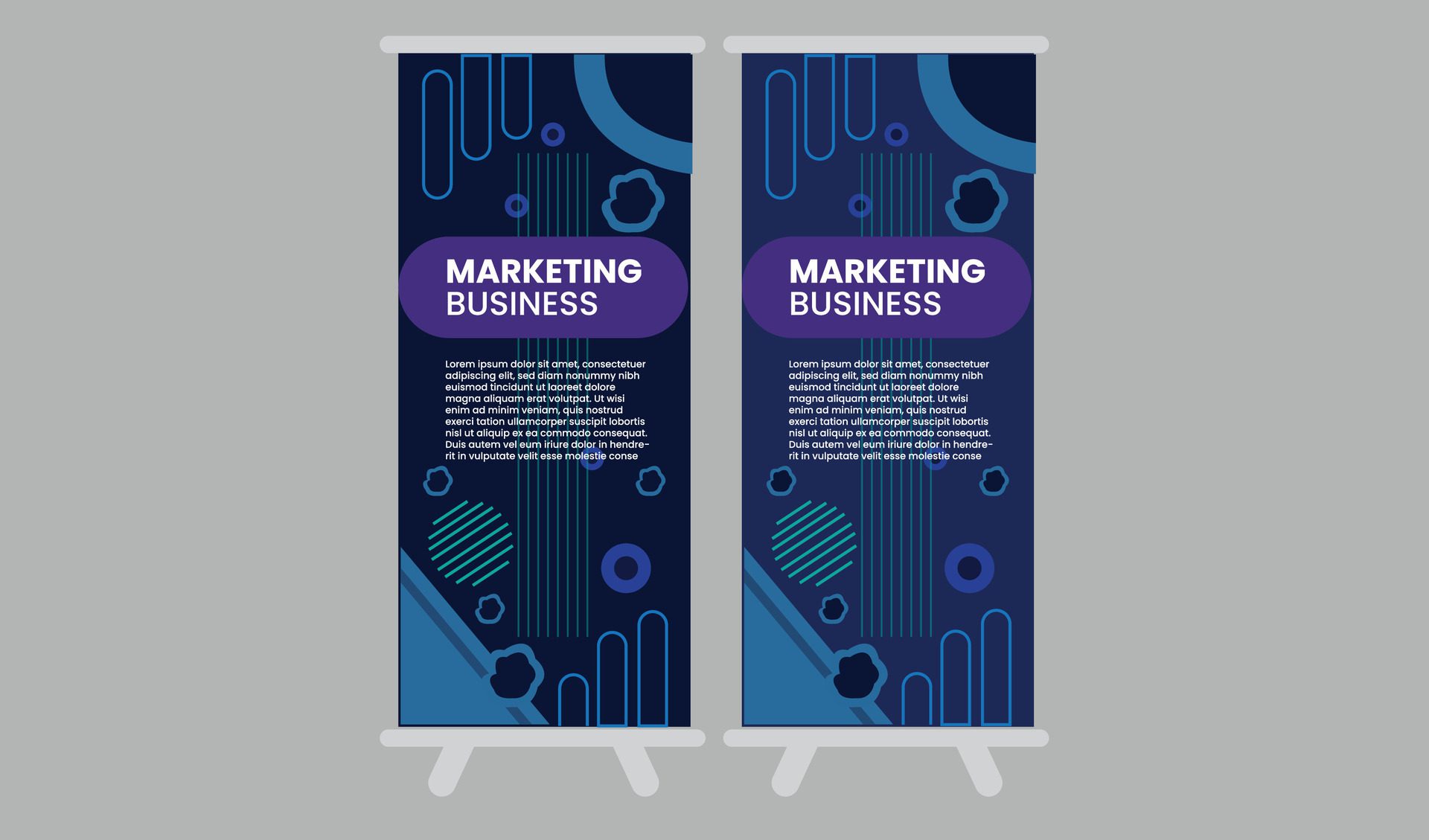 DIGITAL MARKETING ROLL UO BANNER Free Vector